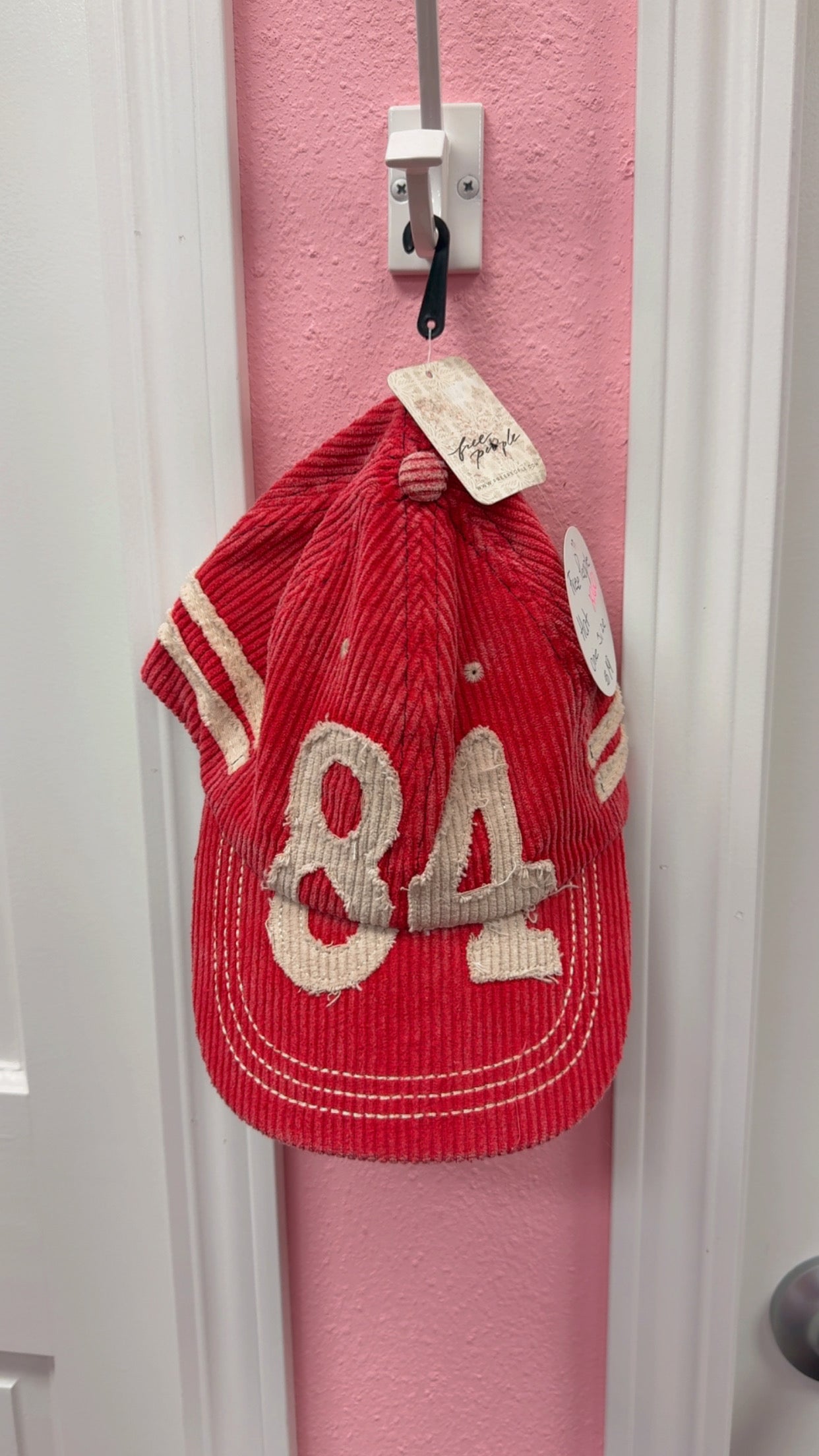 Free People NWT 84 Corded Hat Retails $48