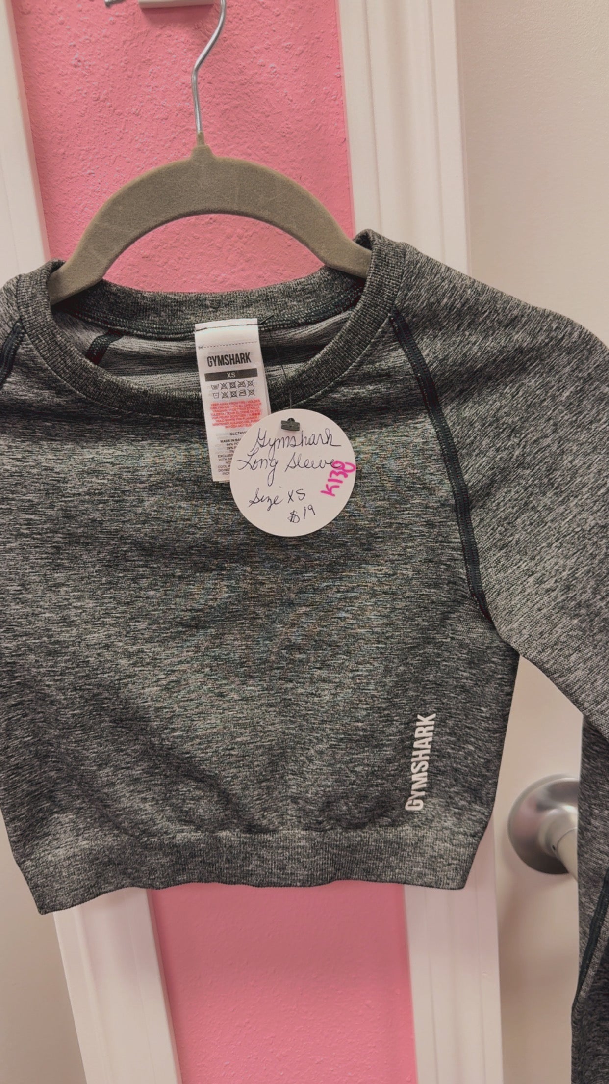 Gymshark Long Sleeve Size XS