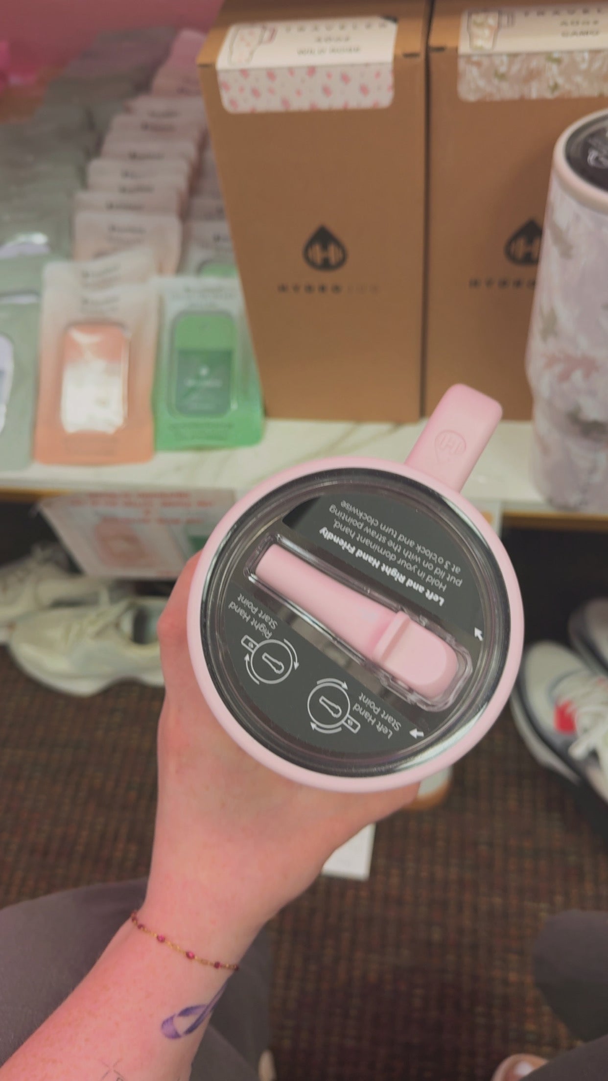 HydroJug Wild Rose 40 Oz Tumblr