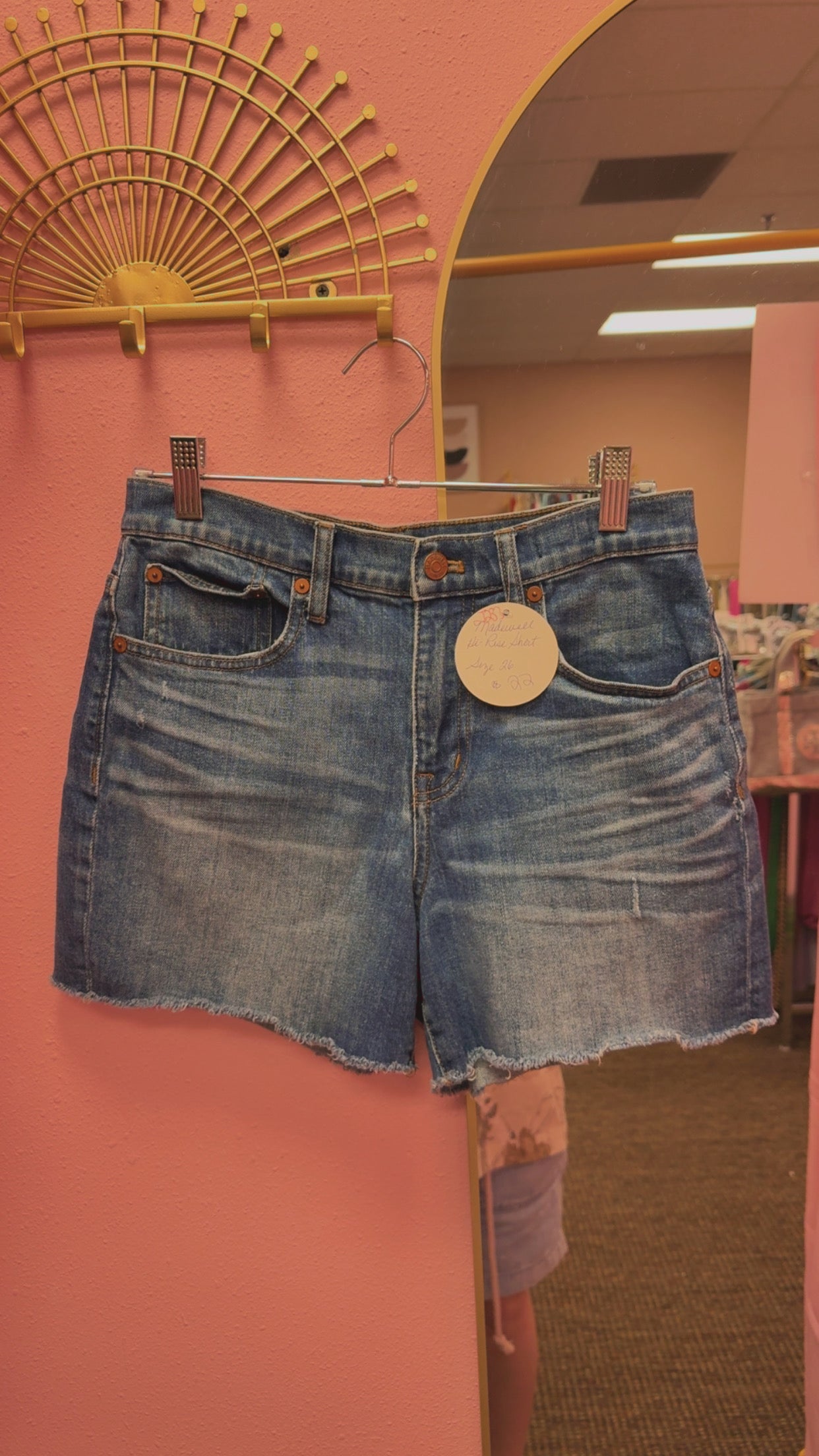 Madewell Hi-Rise Shorts Size 26