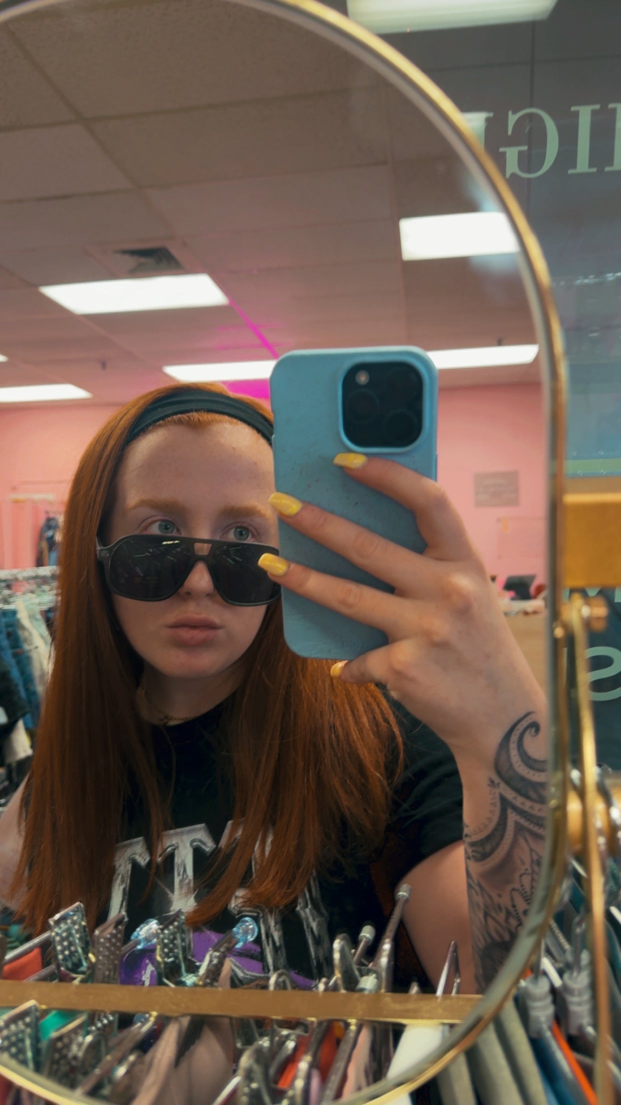 $8 SUNNIES- Gray Acetate Aviator