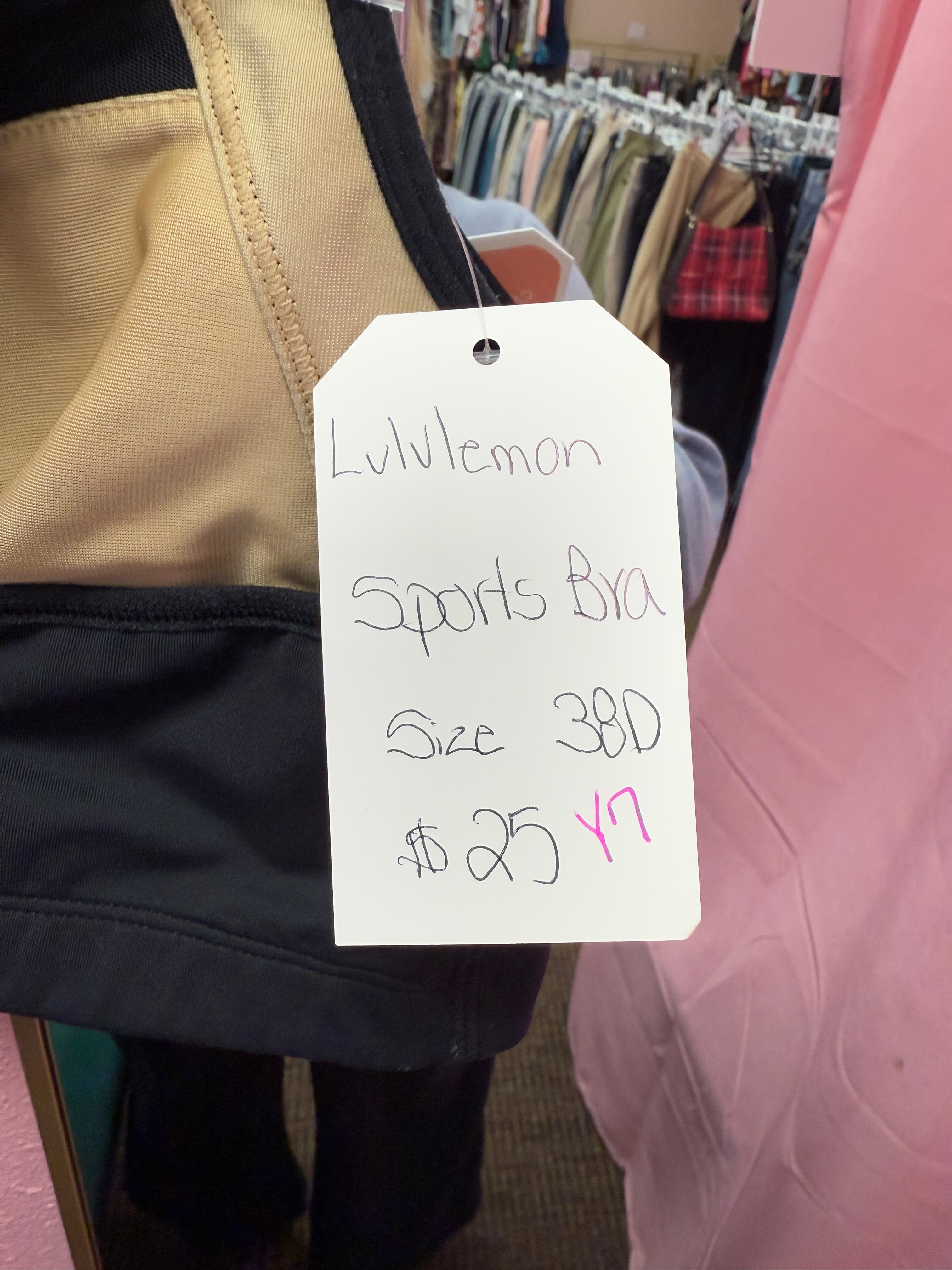 Lululemon Sports Bra Size 38D
