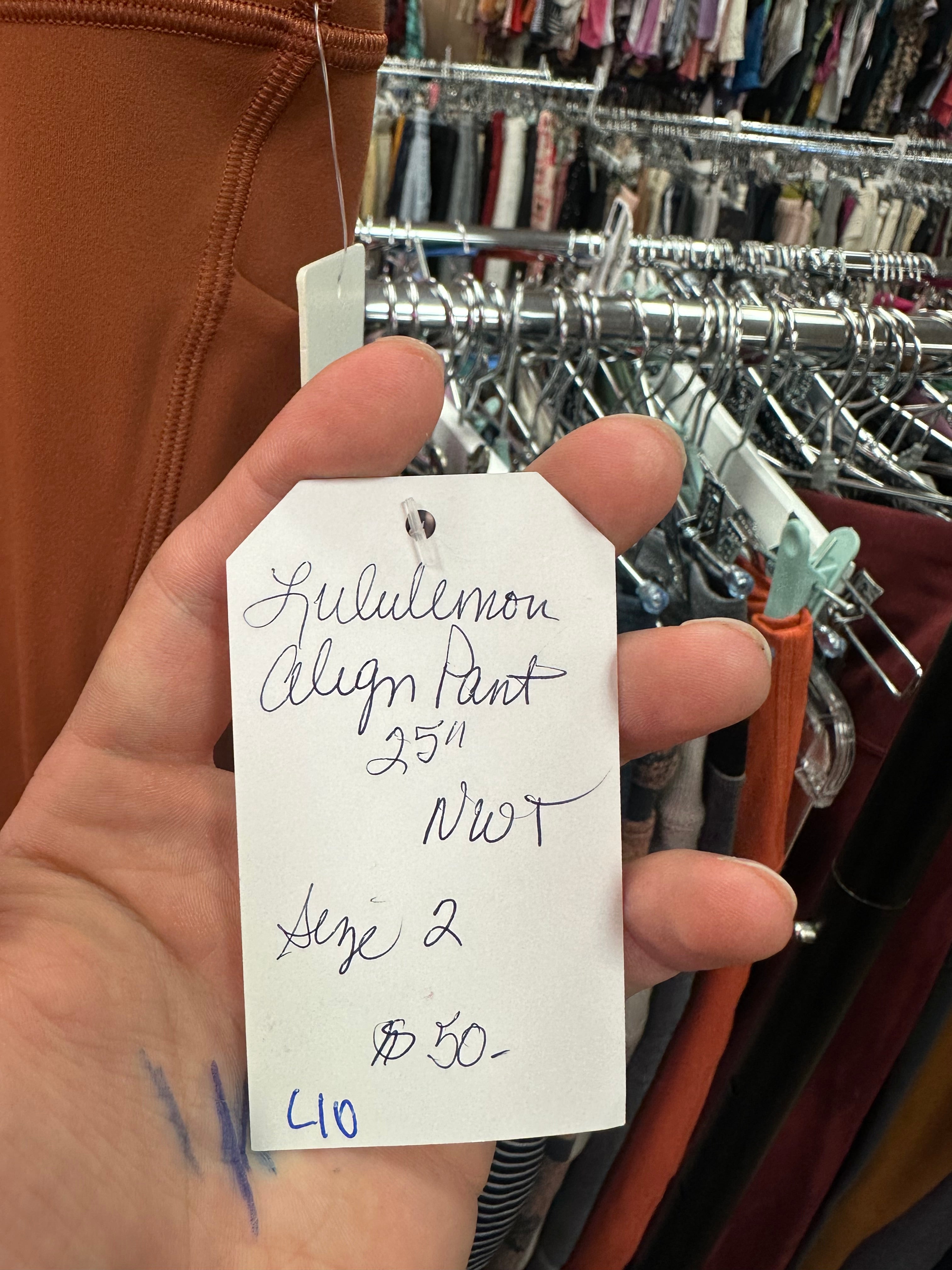 Lululemon NWT Align Pant “25 Size 2