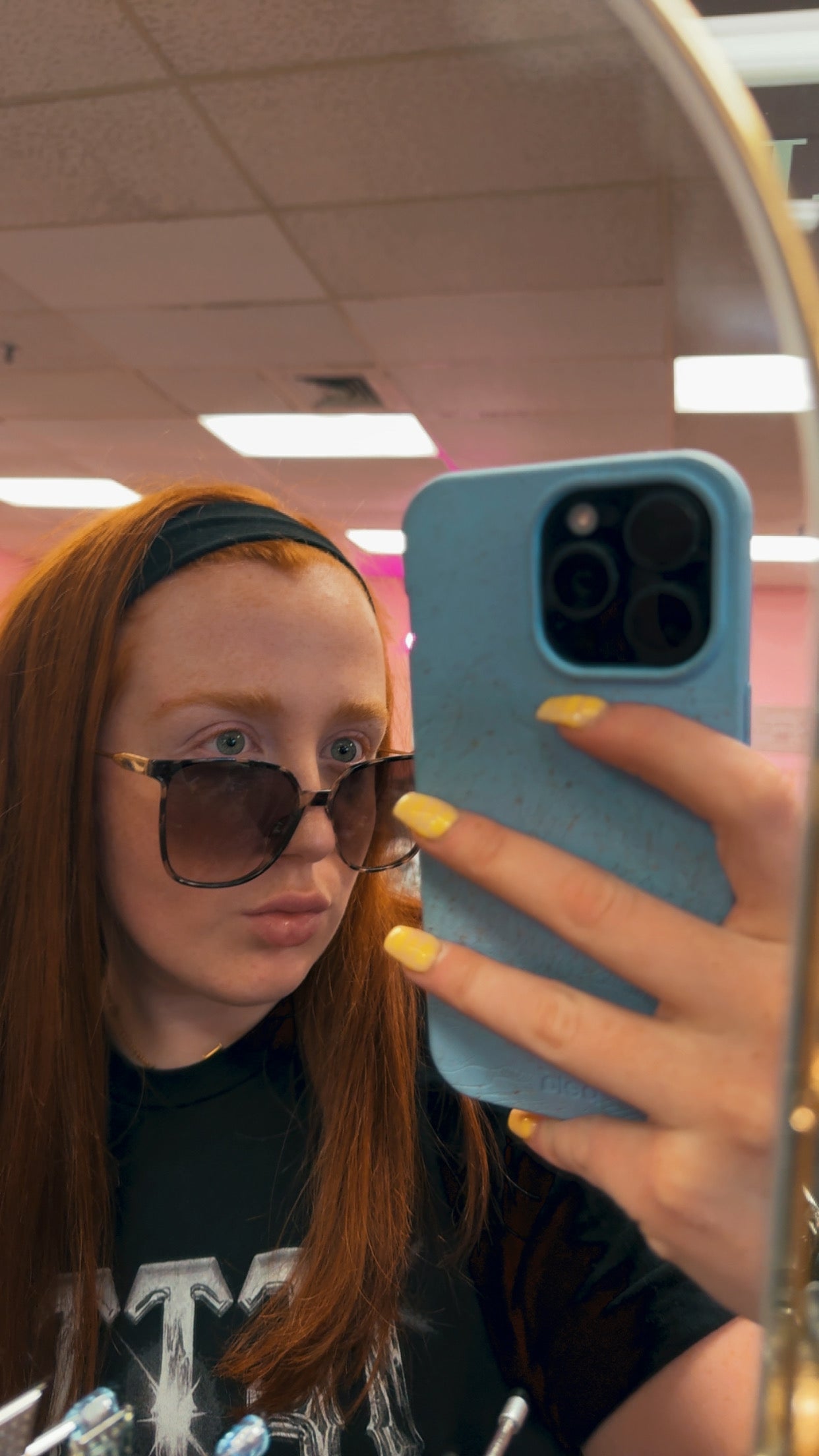 $8 SUNNIES - Gray Oversized Tortoise