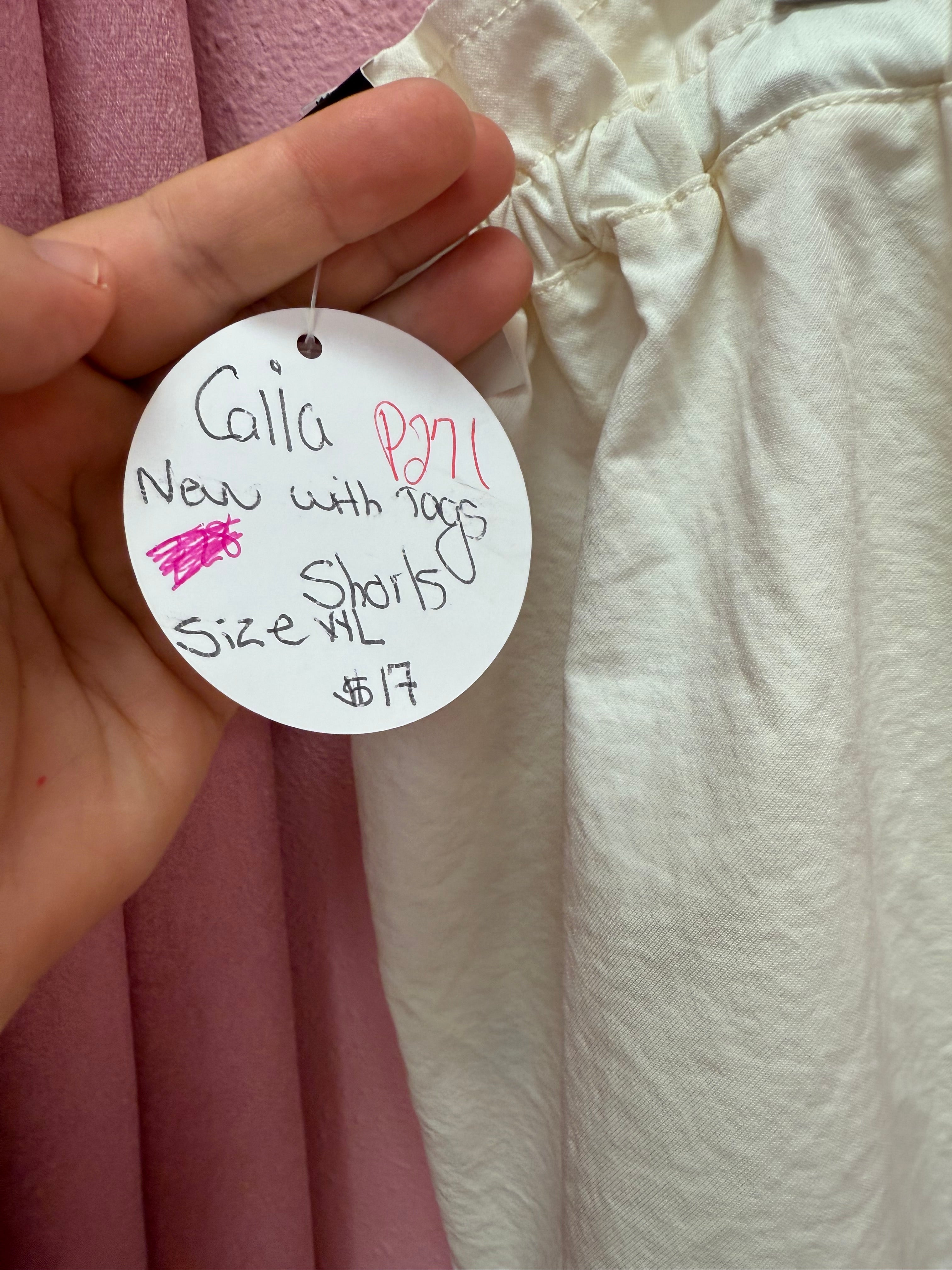 Calla Shorts XXL NWT