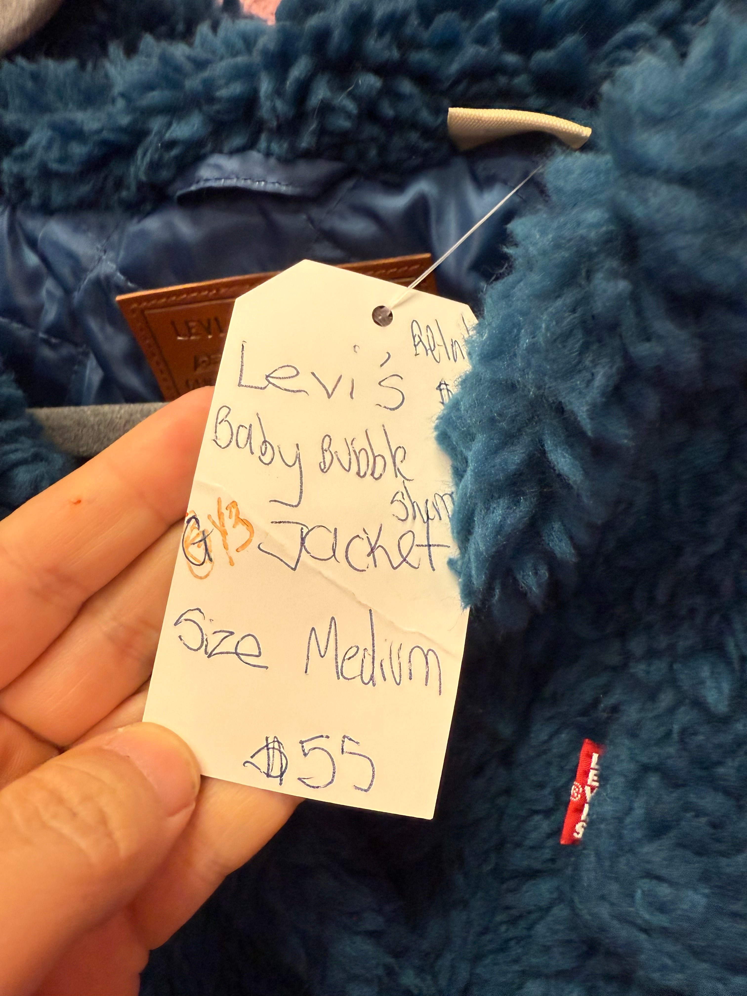 Levi’s Baby Bubble Sherpa Jacket Medium