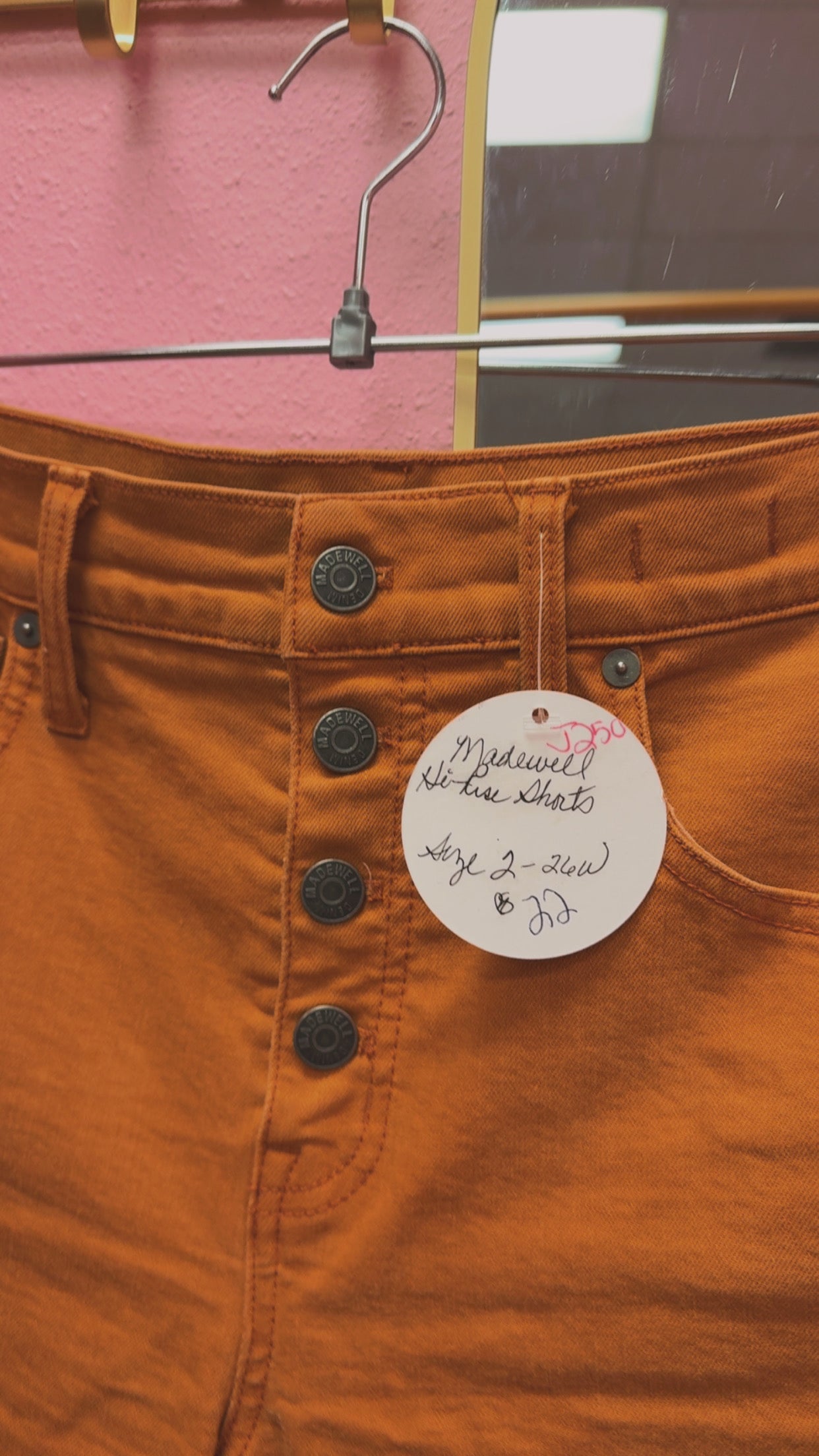 Madewell Hi-Rise Shorts Size 2/26