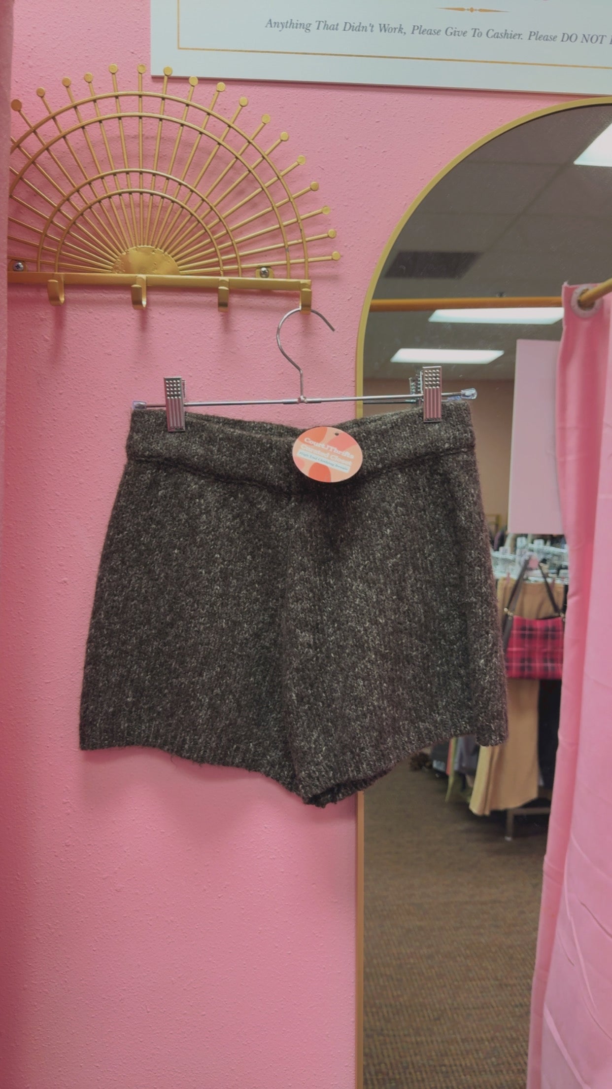 Zara Sweater Shorts Size Medium