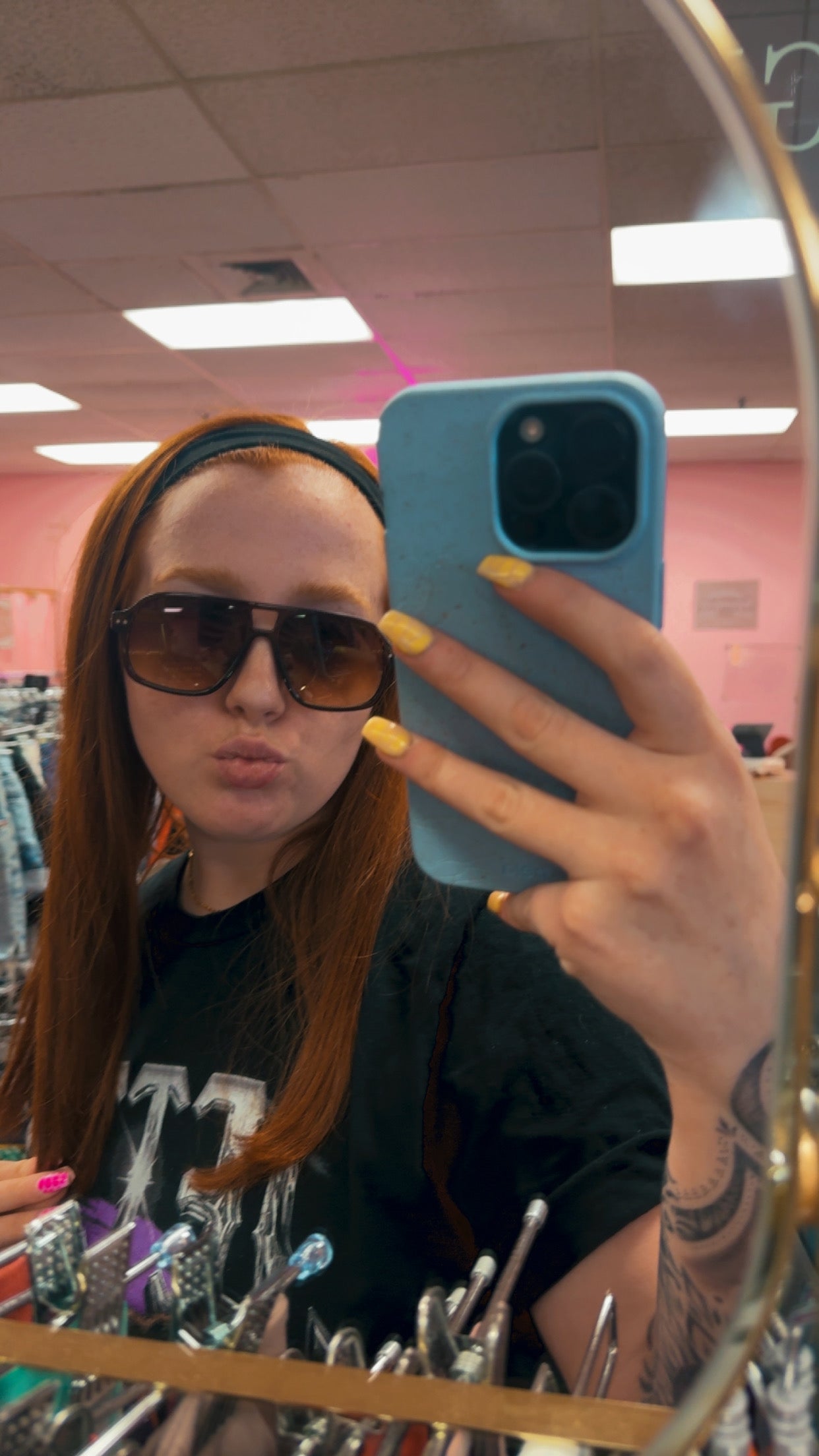 $8 SUNNIES- Brown Acetate Aviator