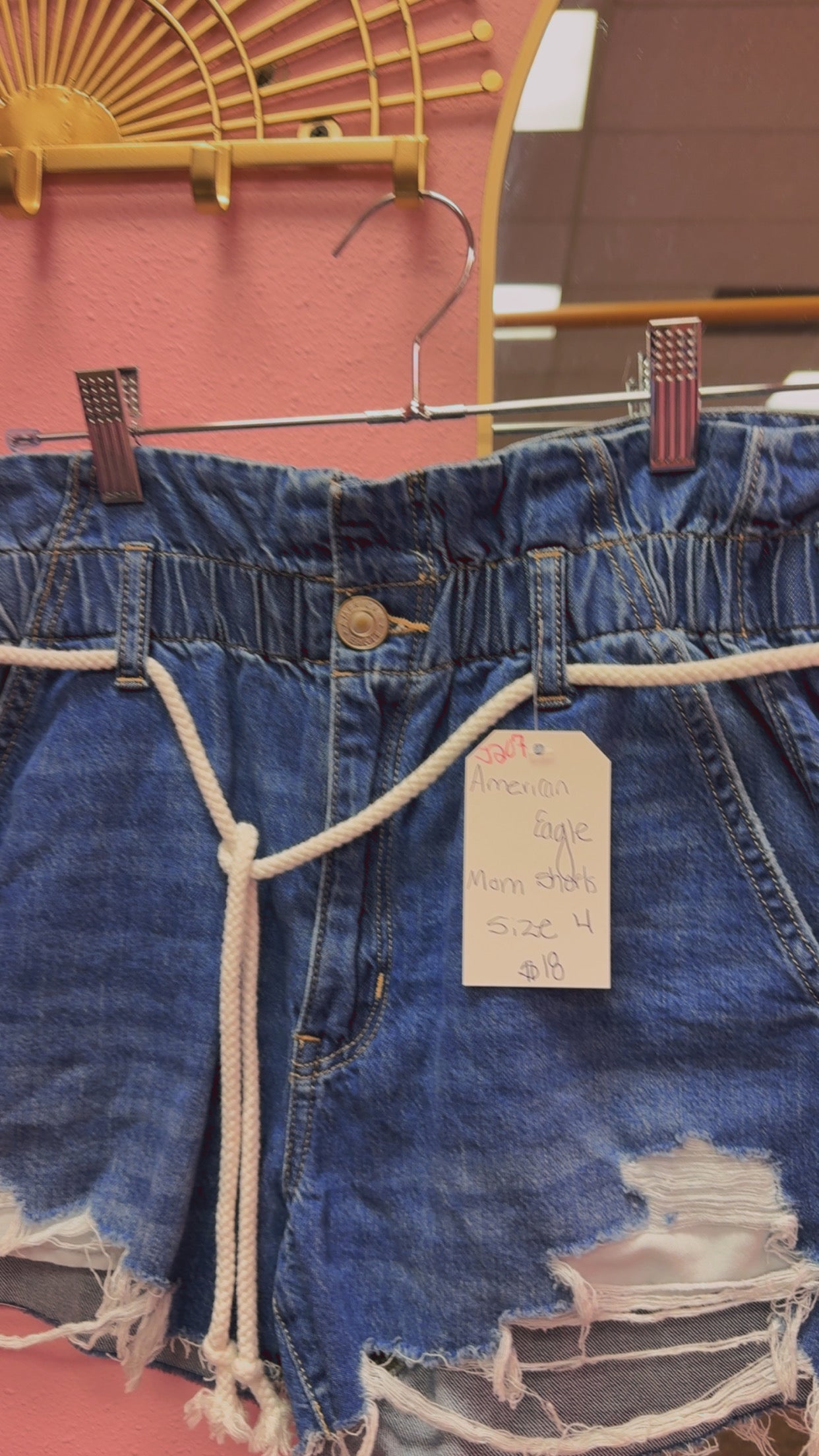 American Eagle Mom Shorts Size 4
