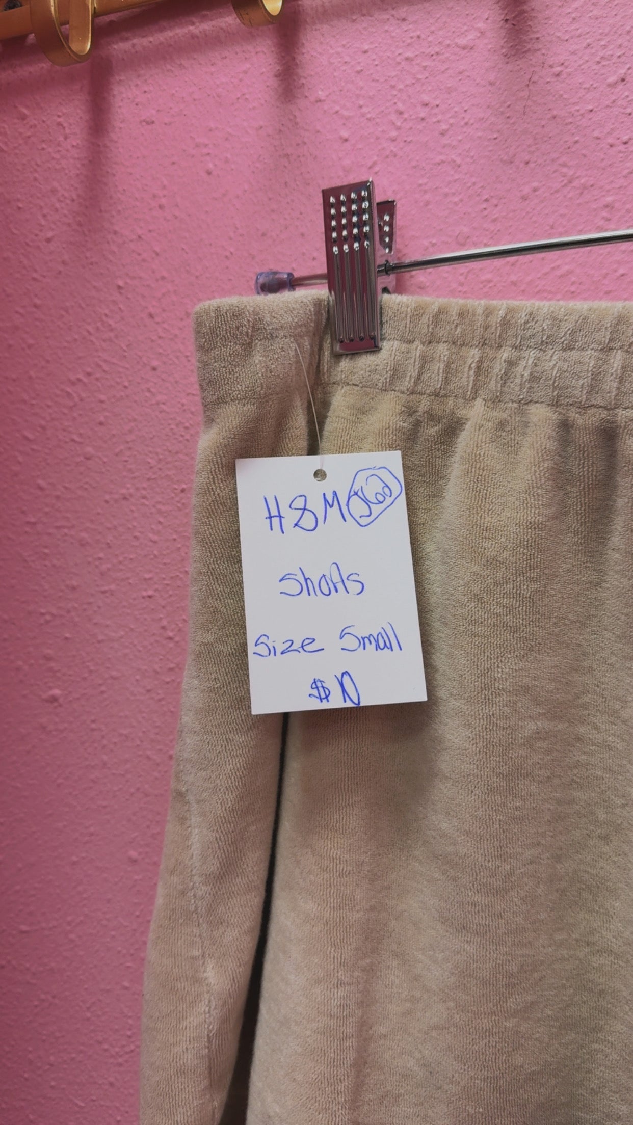 H&M Terry Shorts Size Small