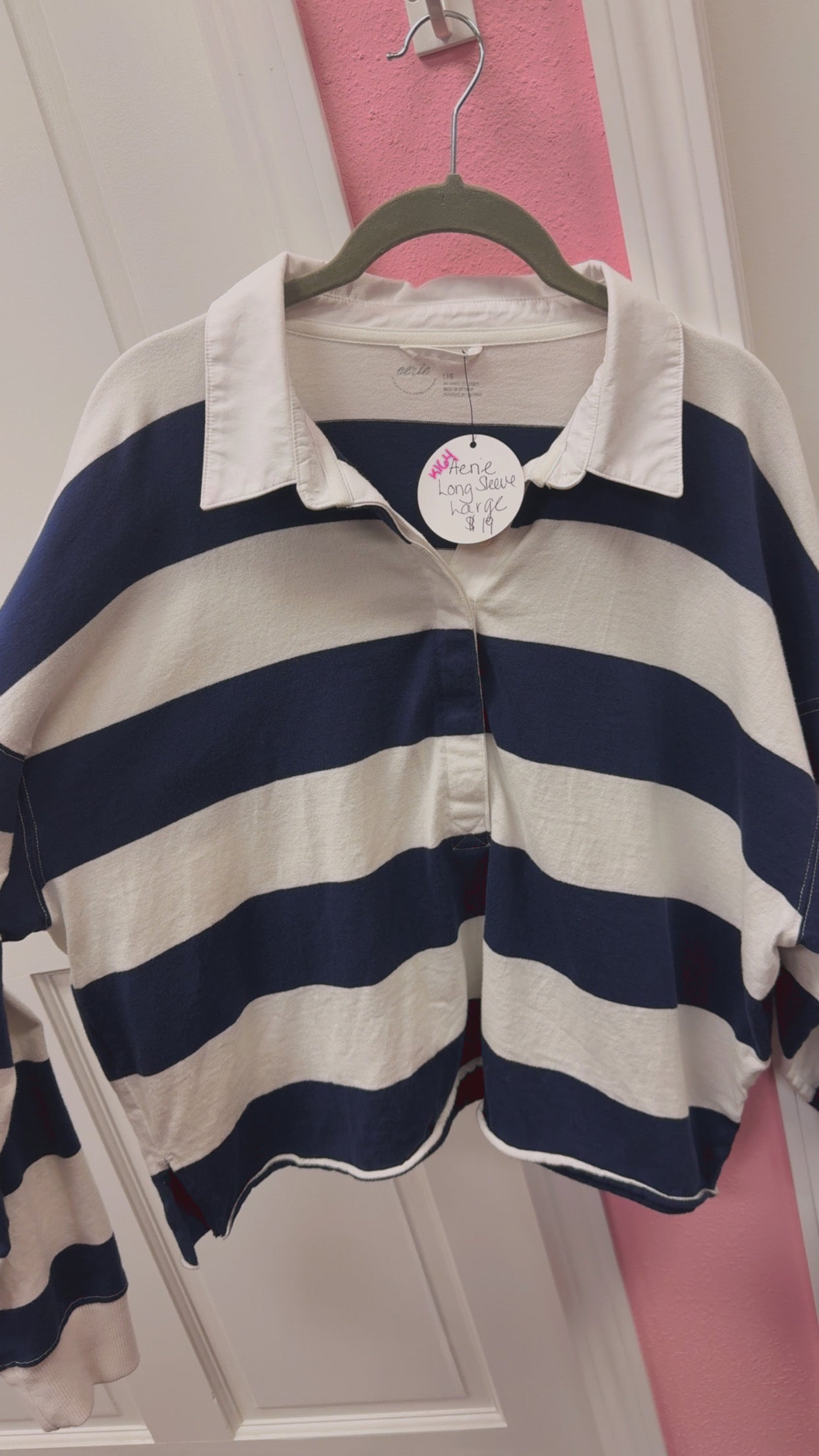 Aerie Rugby Style Sweatshirt Size Large