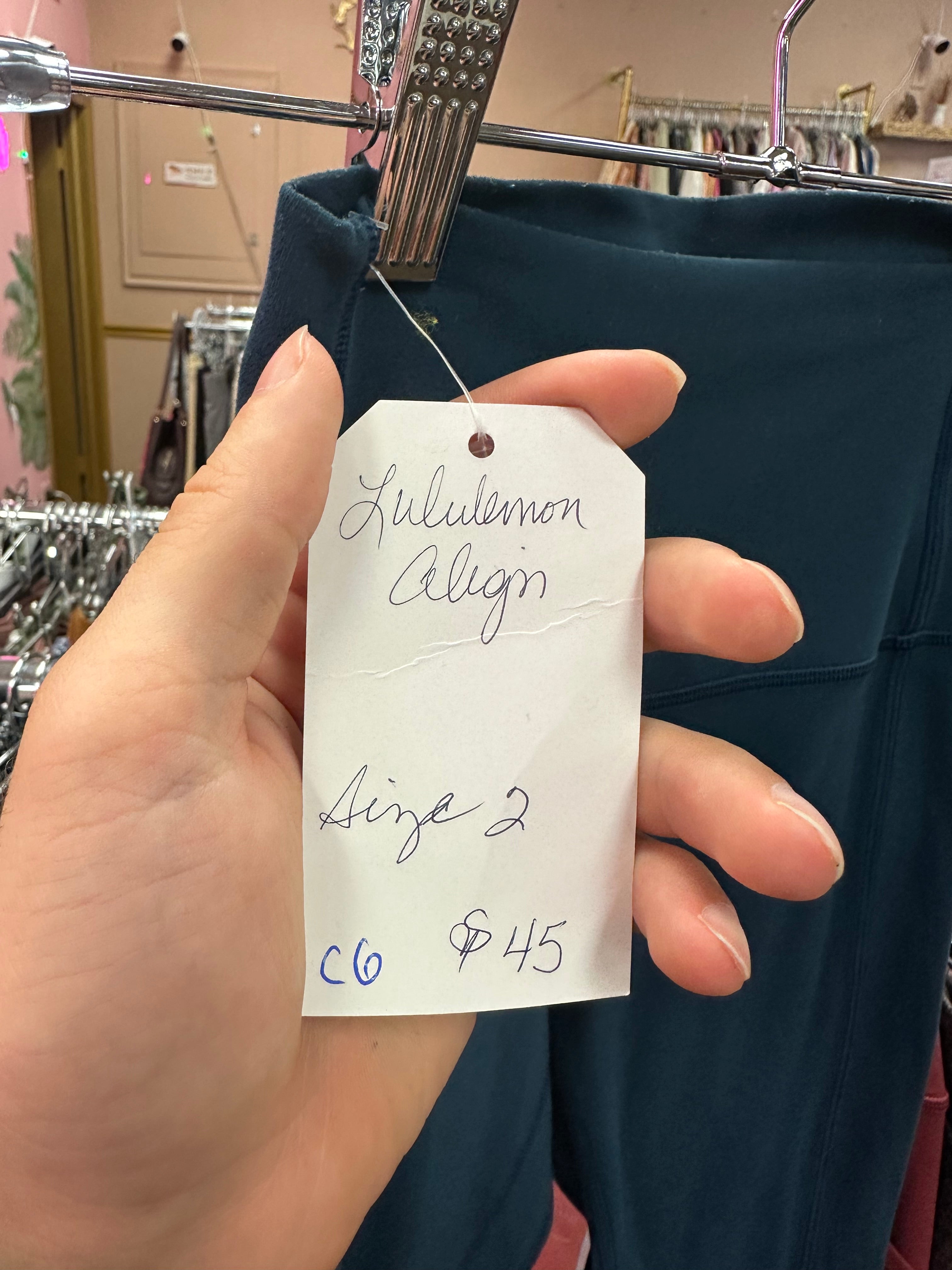 Lululemon Align W/ Mesh “25 Size 2