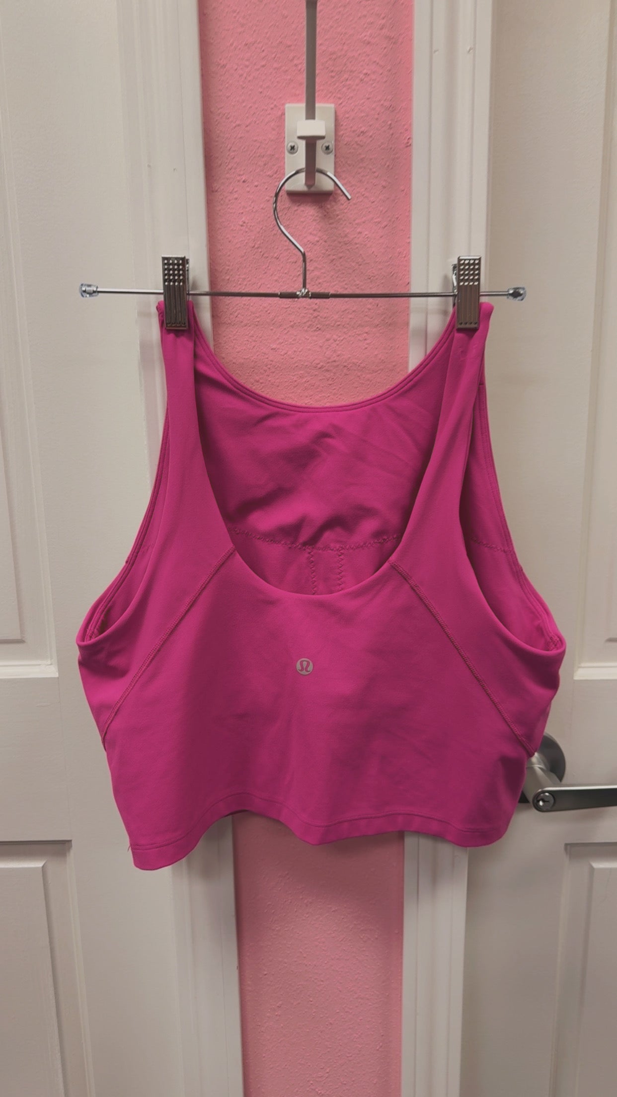 Lulu🍋 Align High-Neck Tank Top Size 12- SONIC PINK
