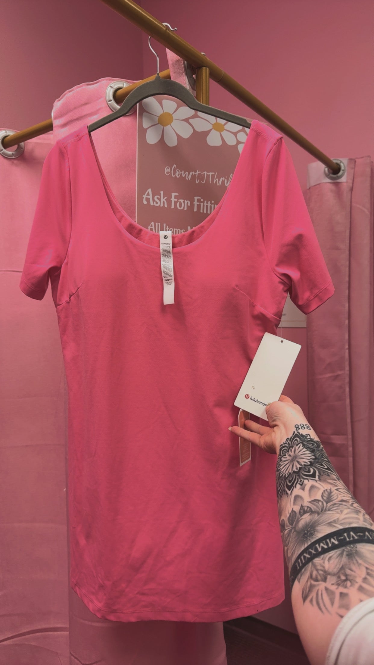 Lululemon NWT Align Short Sleeve Dress Size 14 RETAILS $148