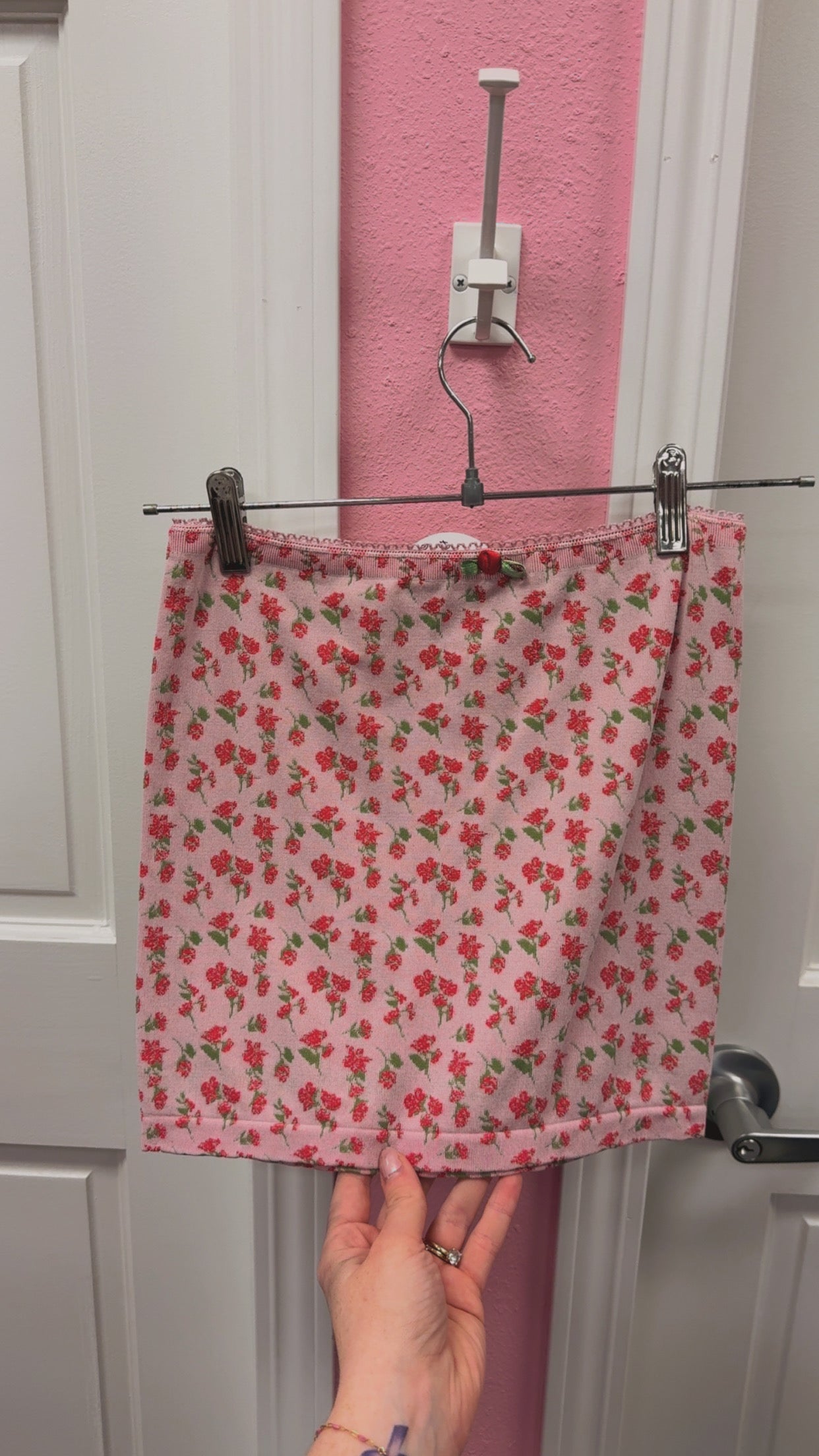 Urban Outfitters Rose Tube Top Size L/XL