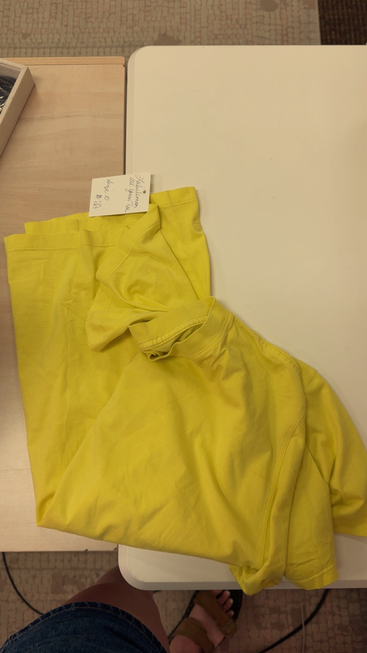 Lululemon All Yours Tee Size 10