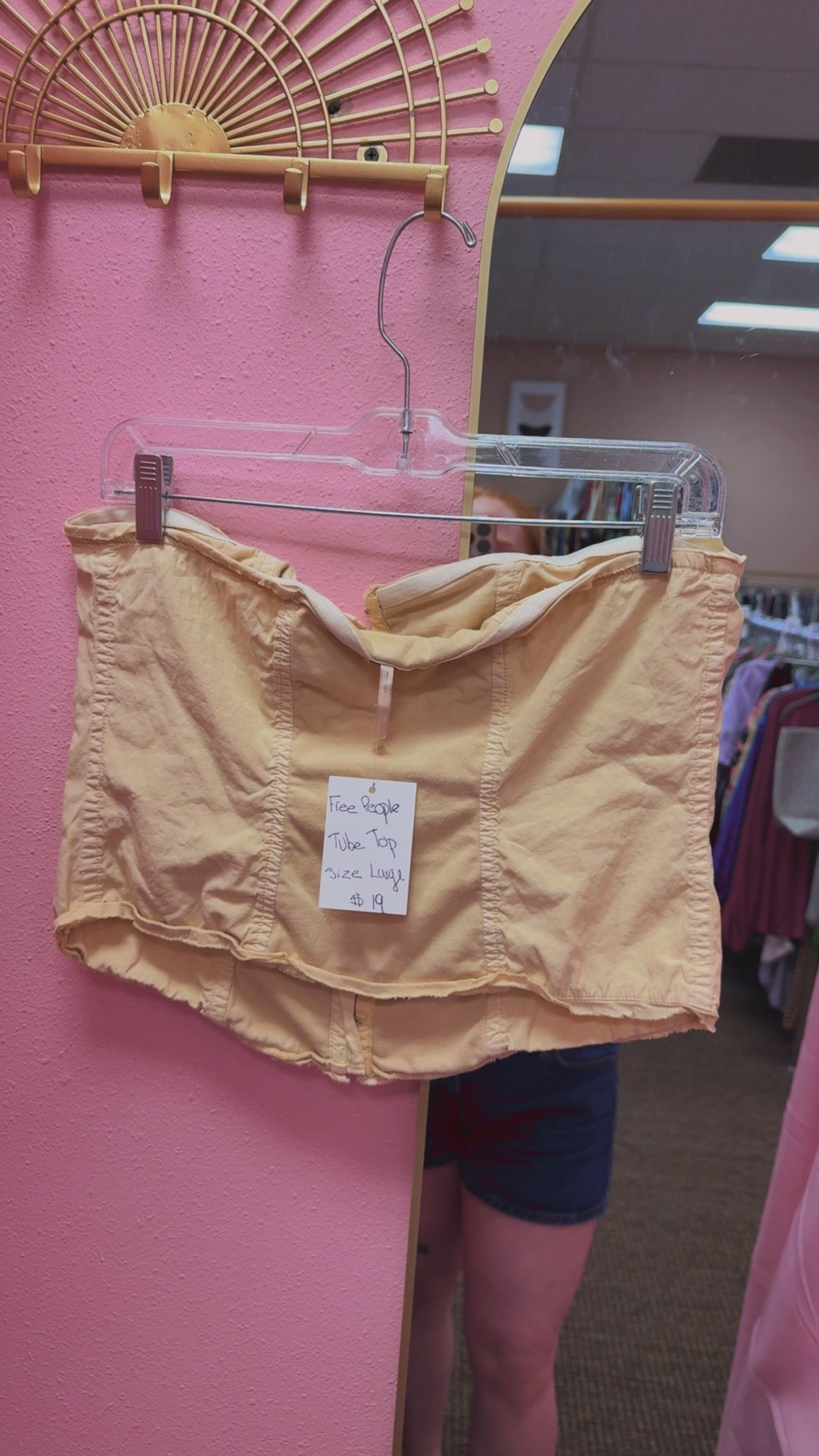 Free People Tube Top Size Large