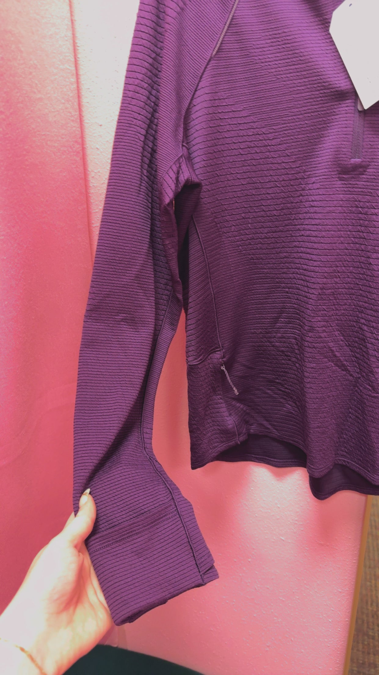 Lululemon Ventscape Half-Zip Size 10 RETAILS $128