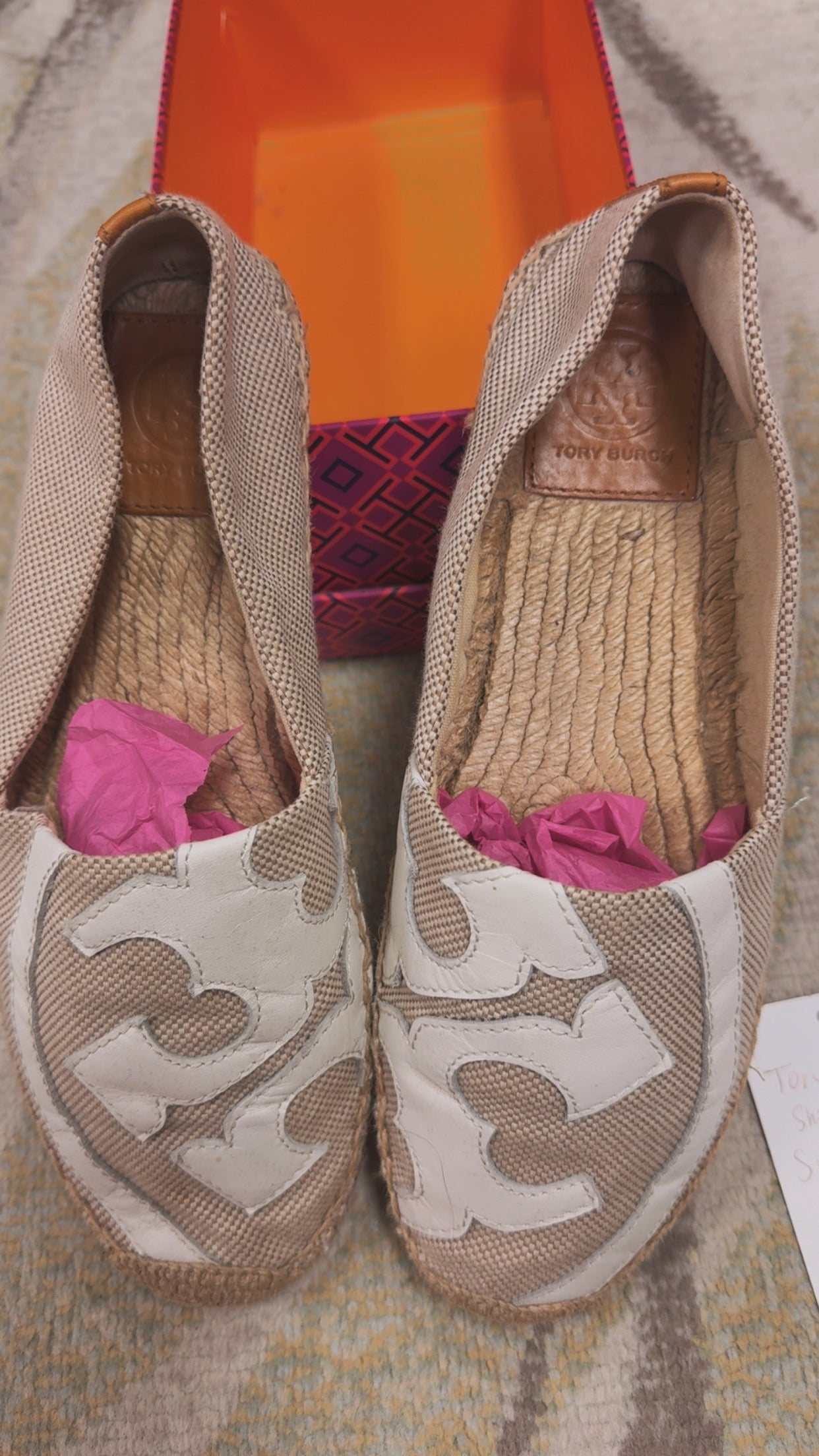 Tory Burch Slip Ons Size 10