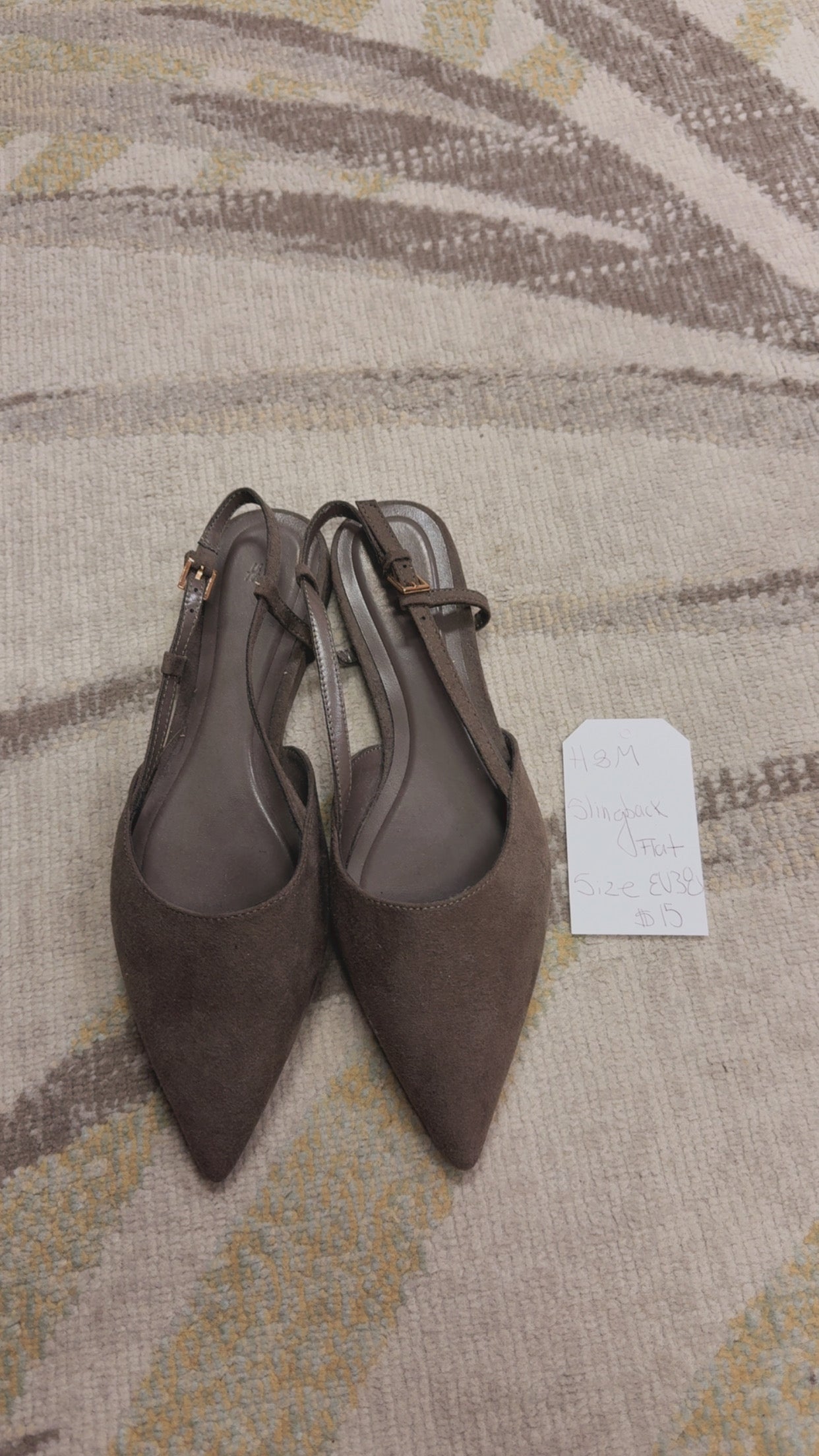 H&M NEW Slingback Flats Size EU38