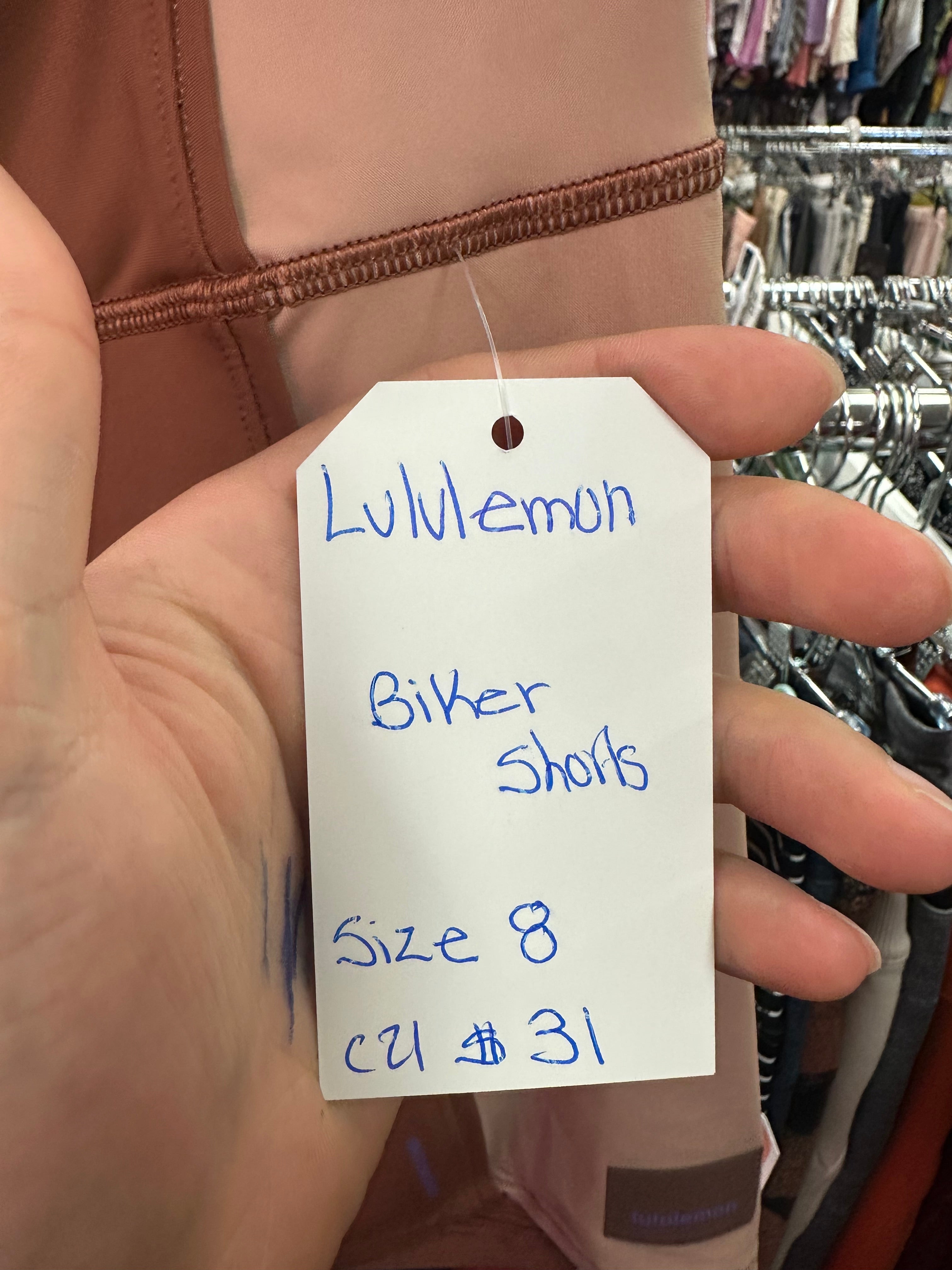 Lululemon Biker Shorts Size 8