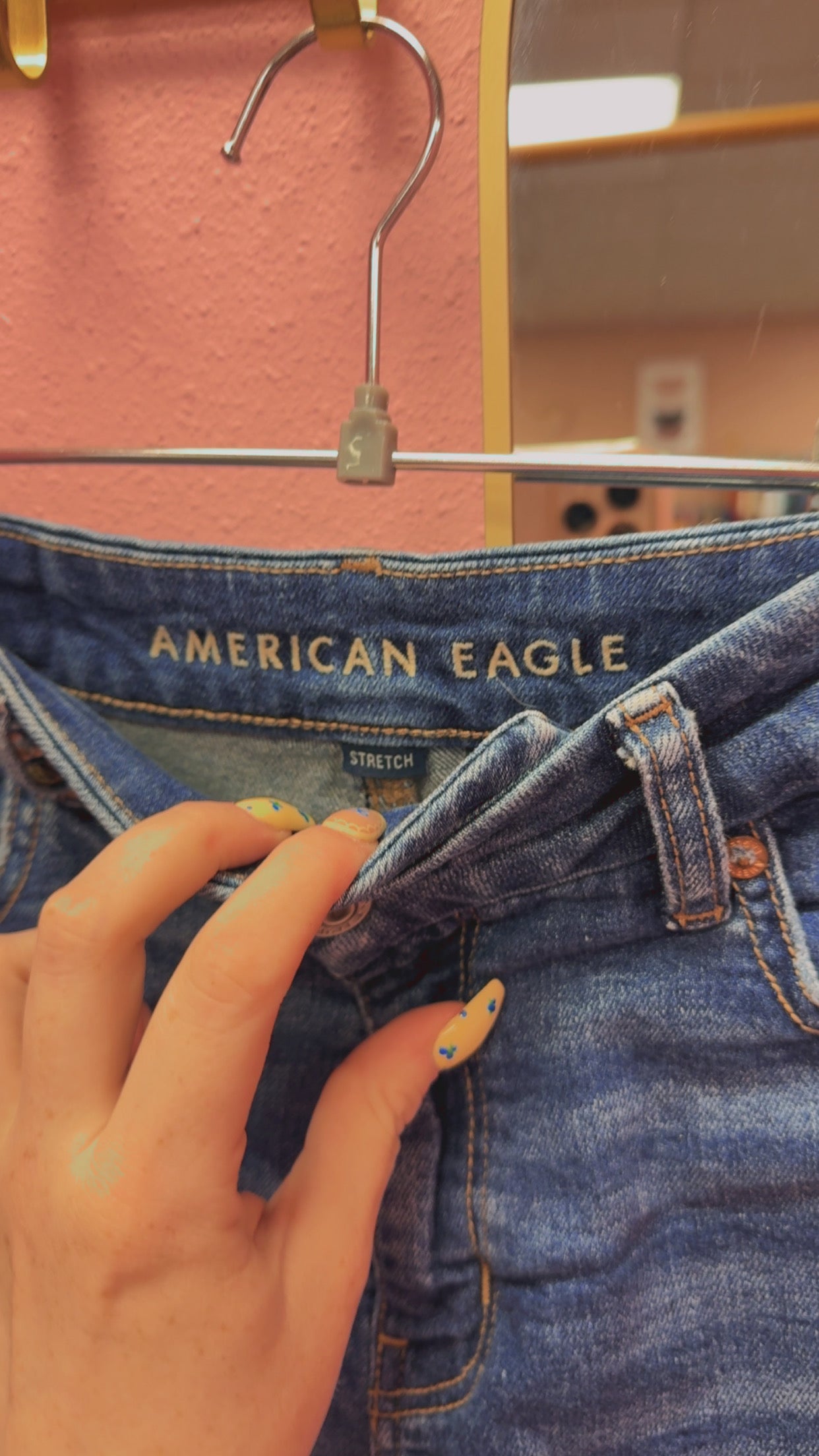 American Eagle Crossover Waist Shorts Size 0