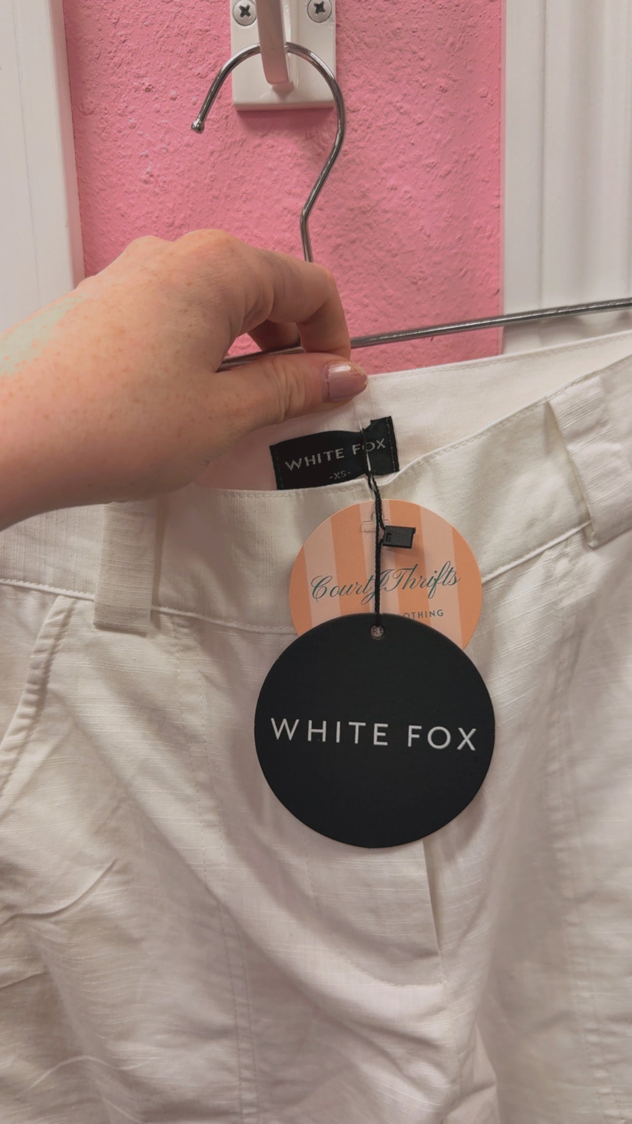 White Fox NWT Lean On Me Pants Size XS