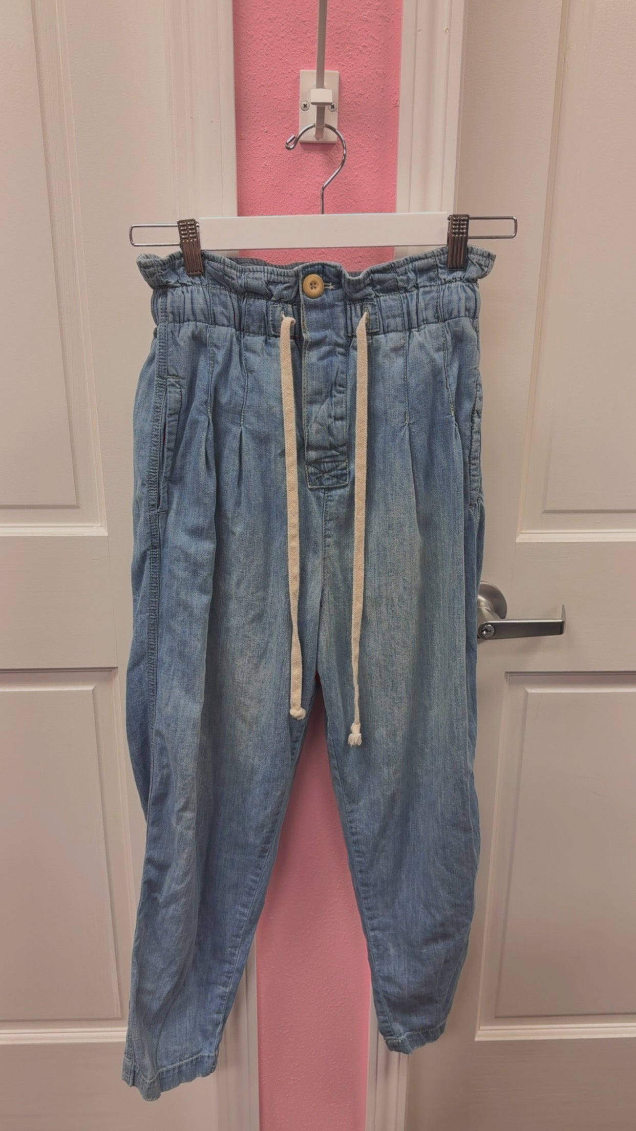 Free People Denim Trouser Size XS