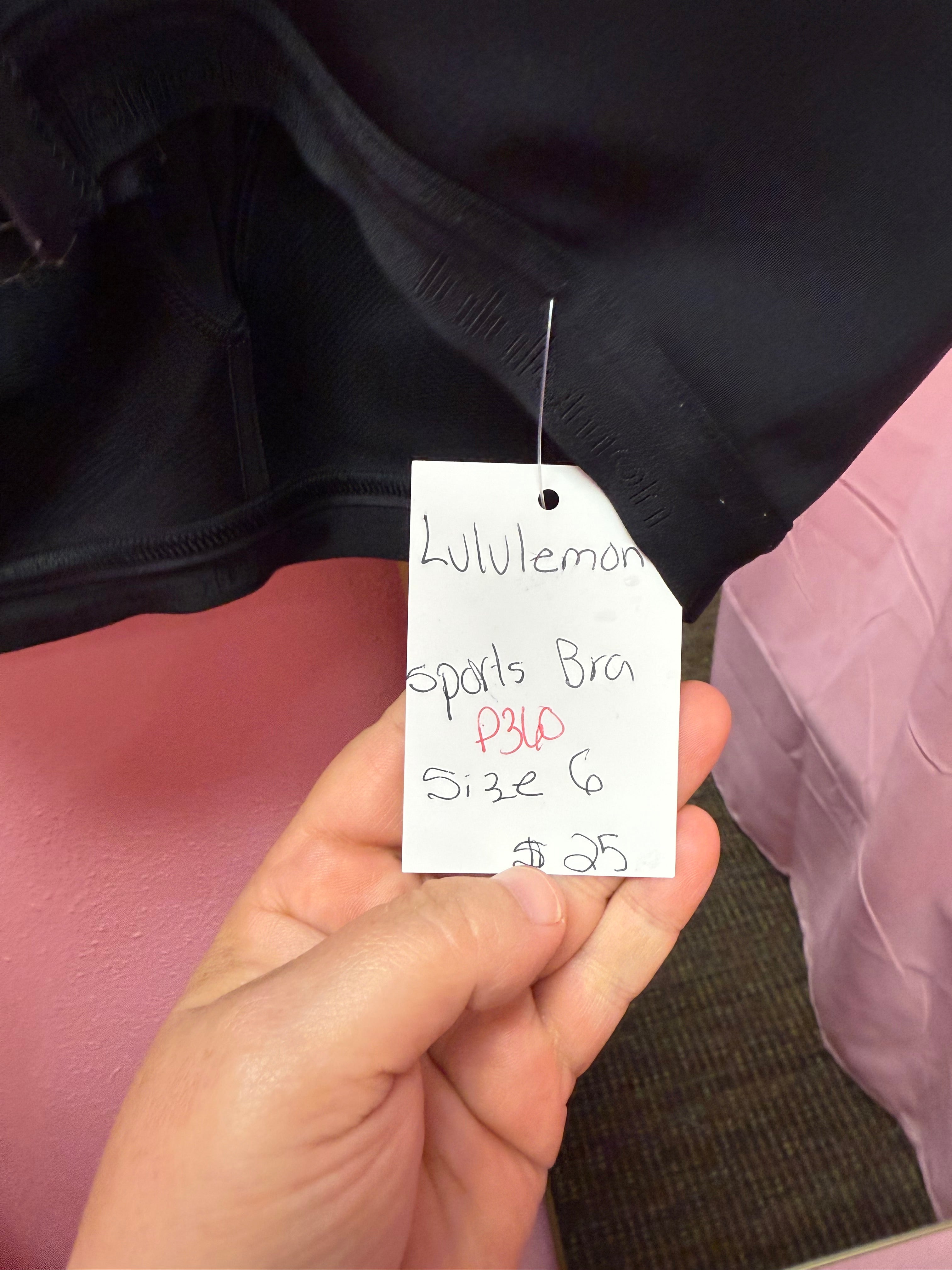 Lululemon Sports Bra Size 6