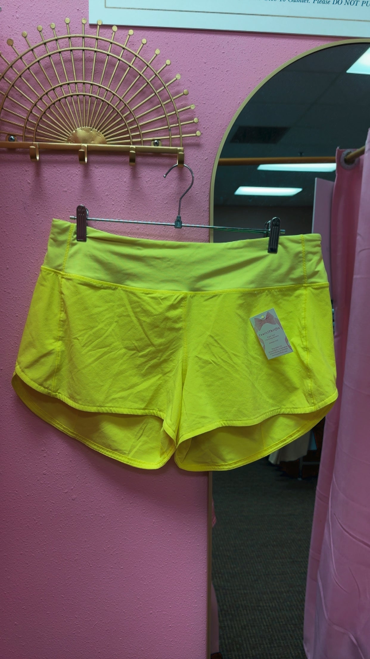 Lululemon Speed Up Shorts Size 12 * NO LINER