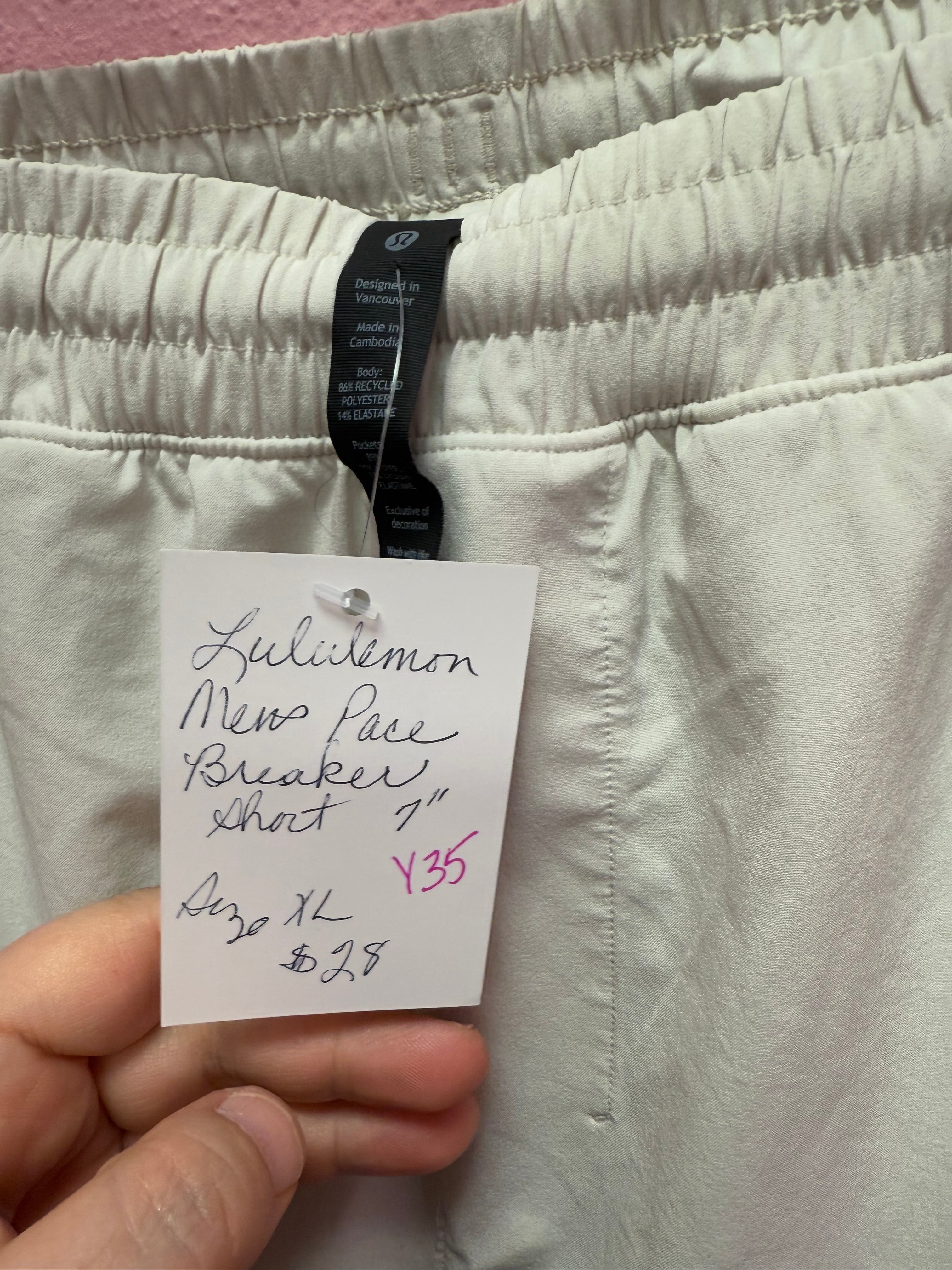 Men’s Pace Breaker Shorts “7 Size XL