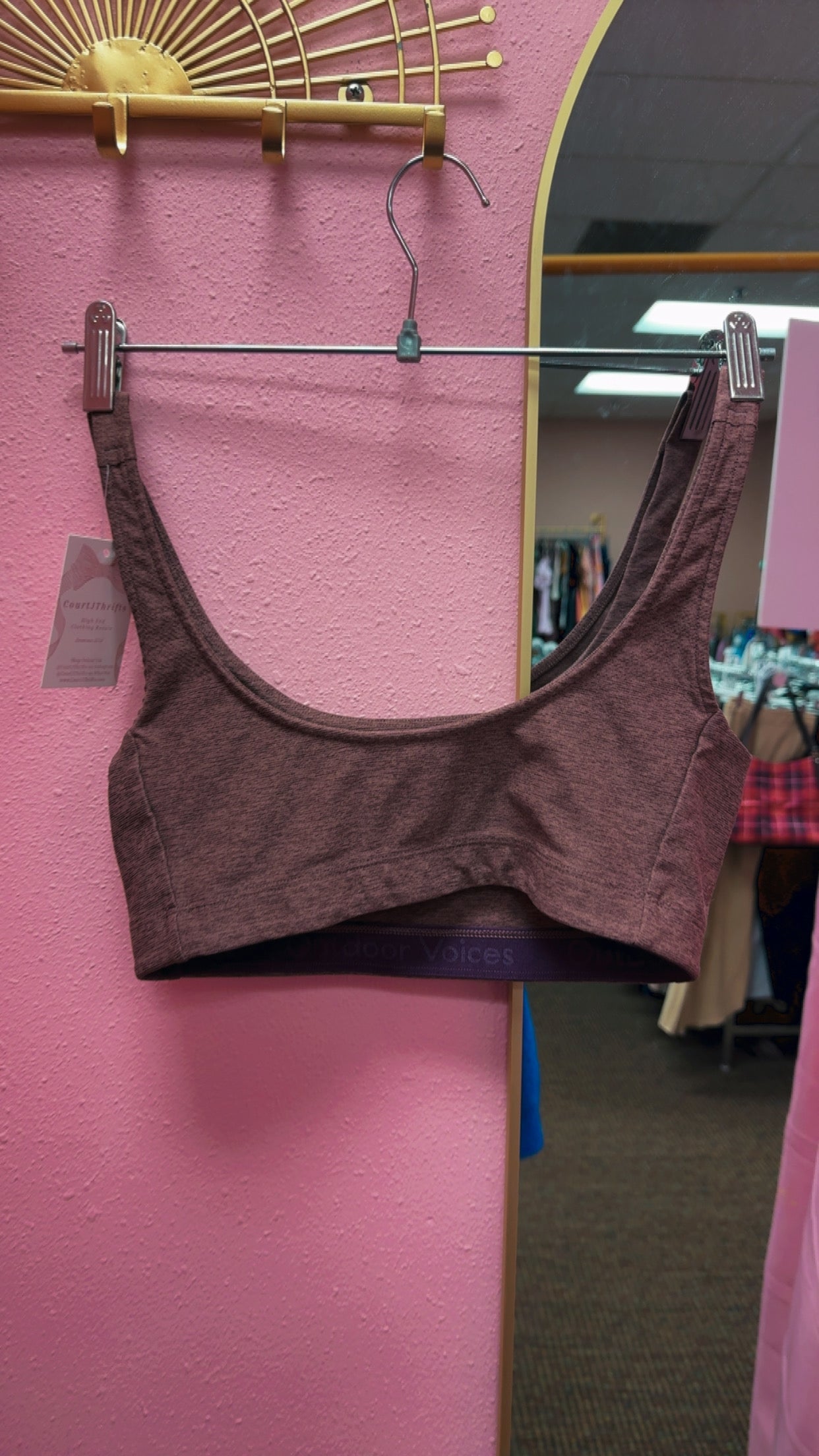 Outdoor Voices Sports Bra Size Small