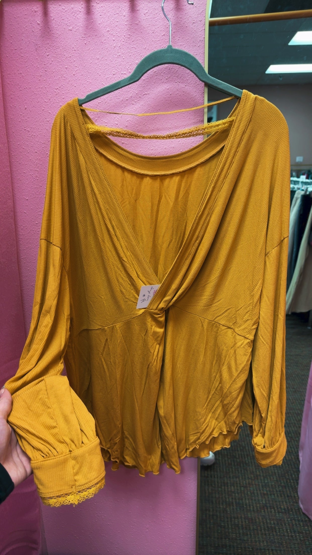 Free People Long Sleeve Top Size Small