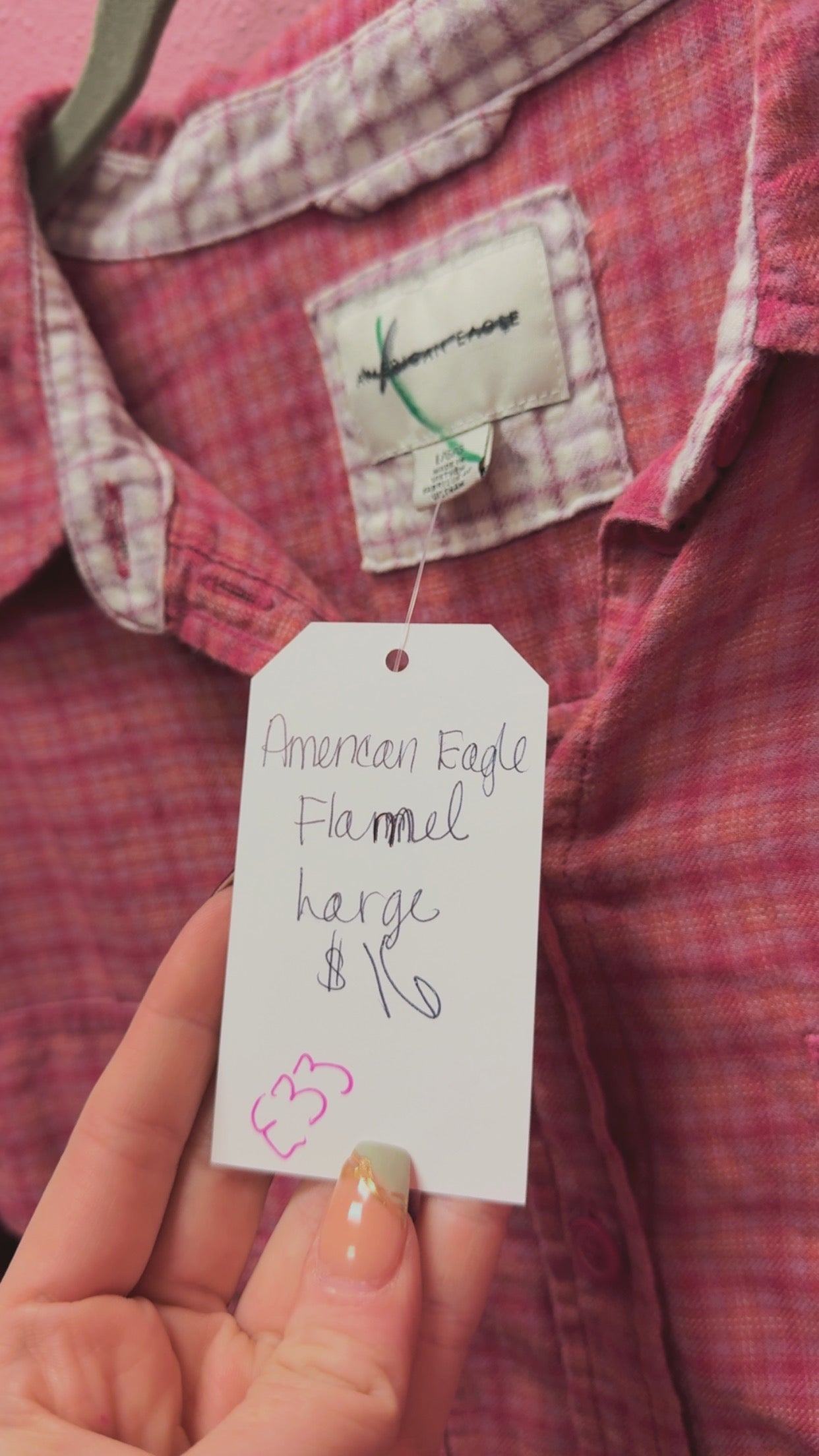 American Eagle Flannel Size Large