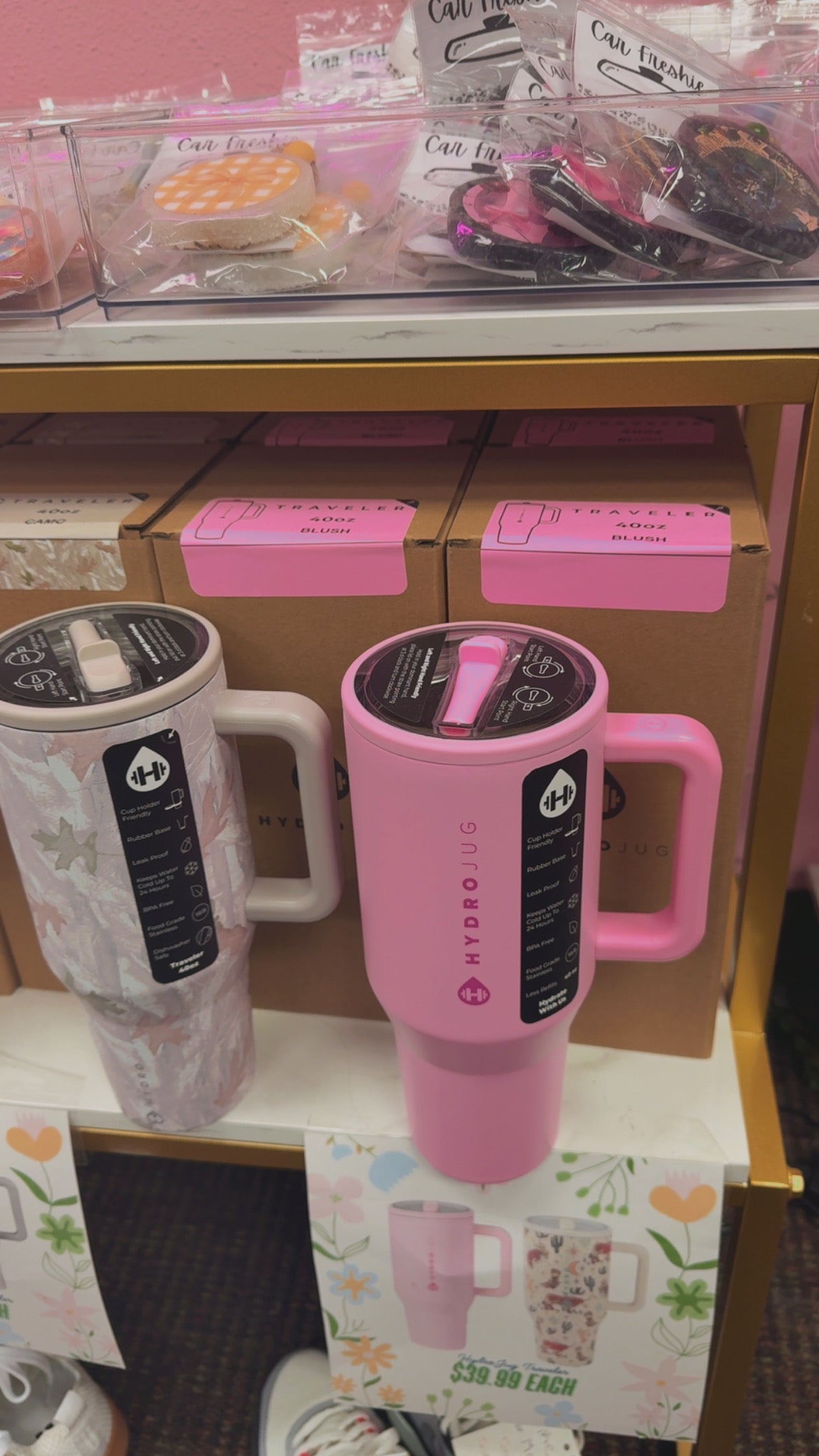 HydroJug 40oz Tumblr- Blush