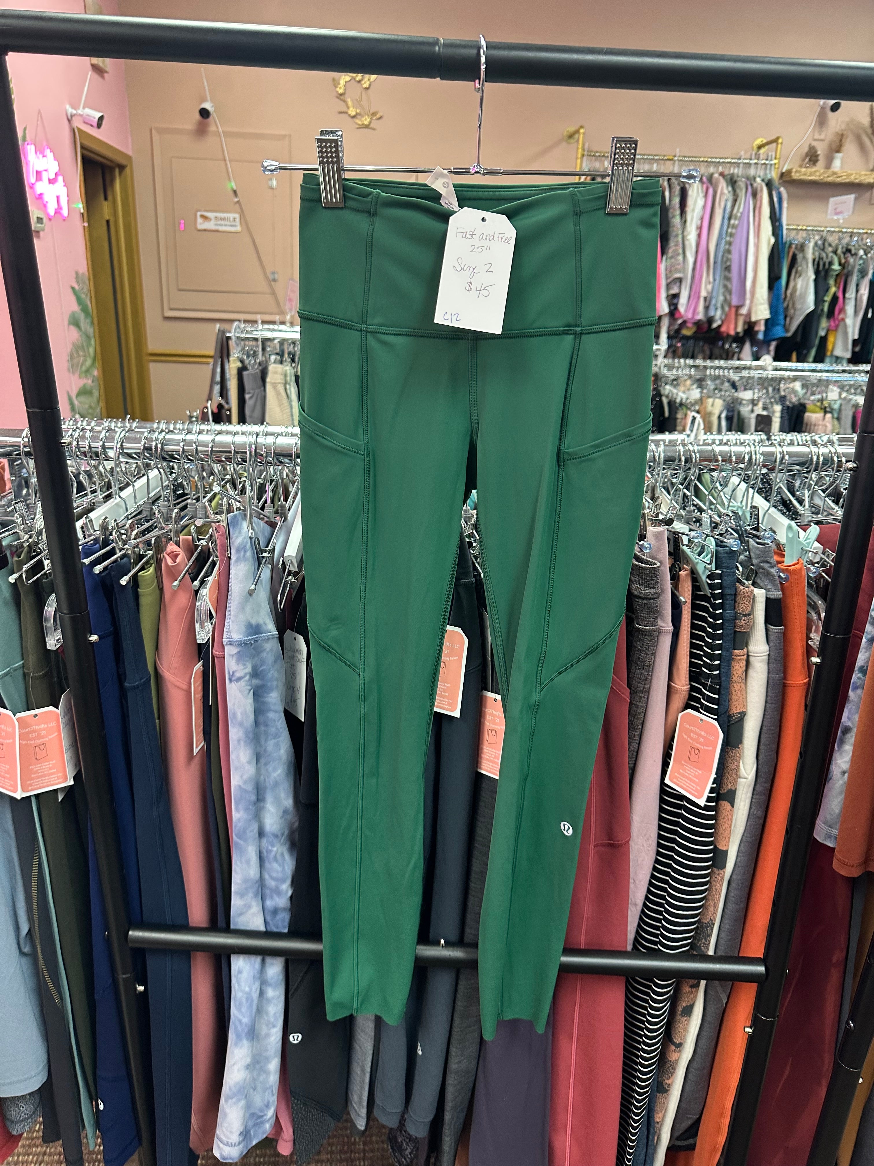 Lululemon Fast & Free “25 Size 2