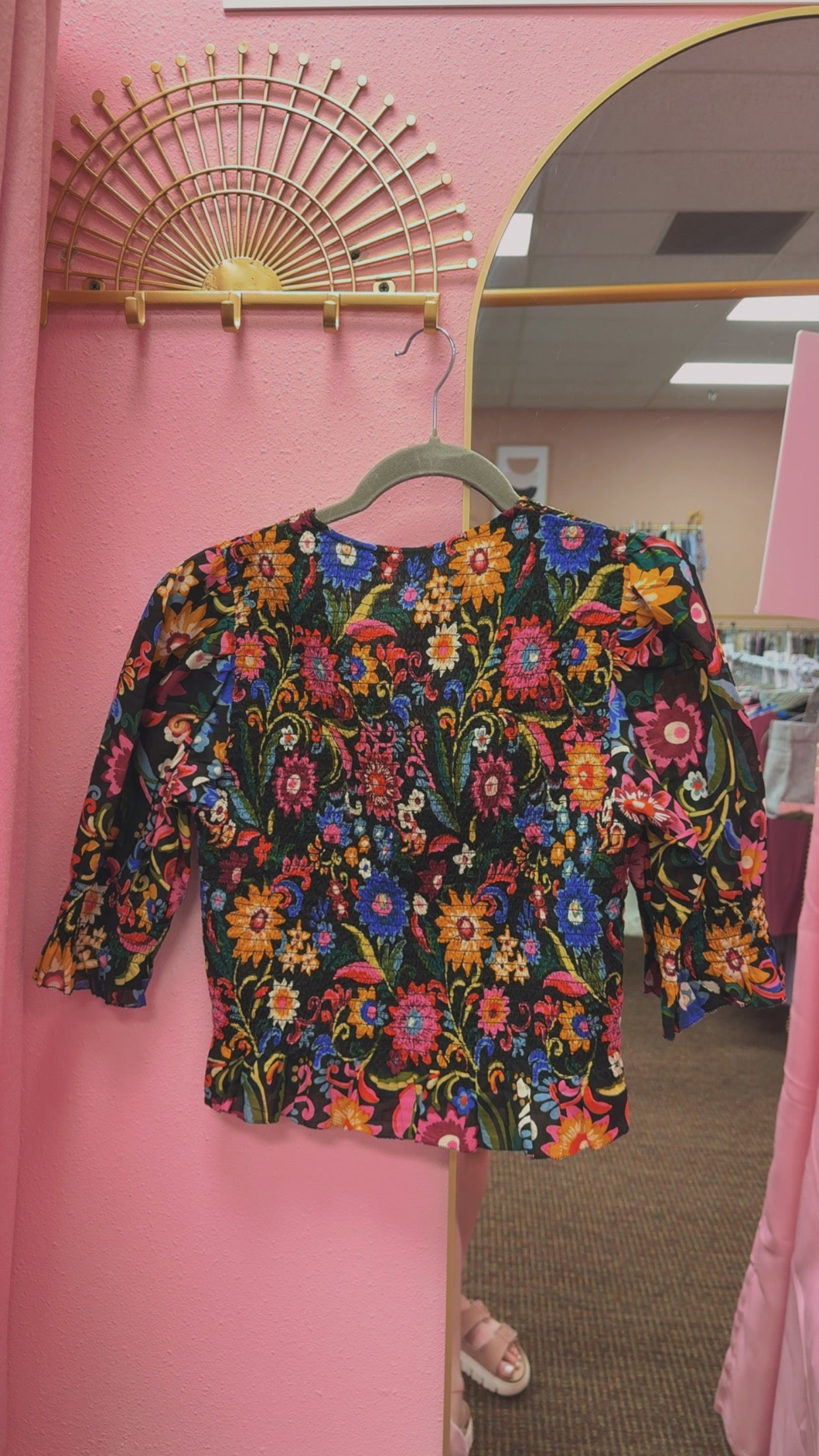 Boden Smocked Top Size US10