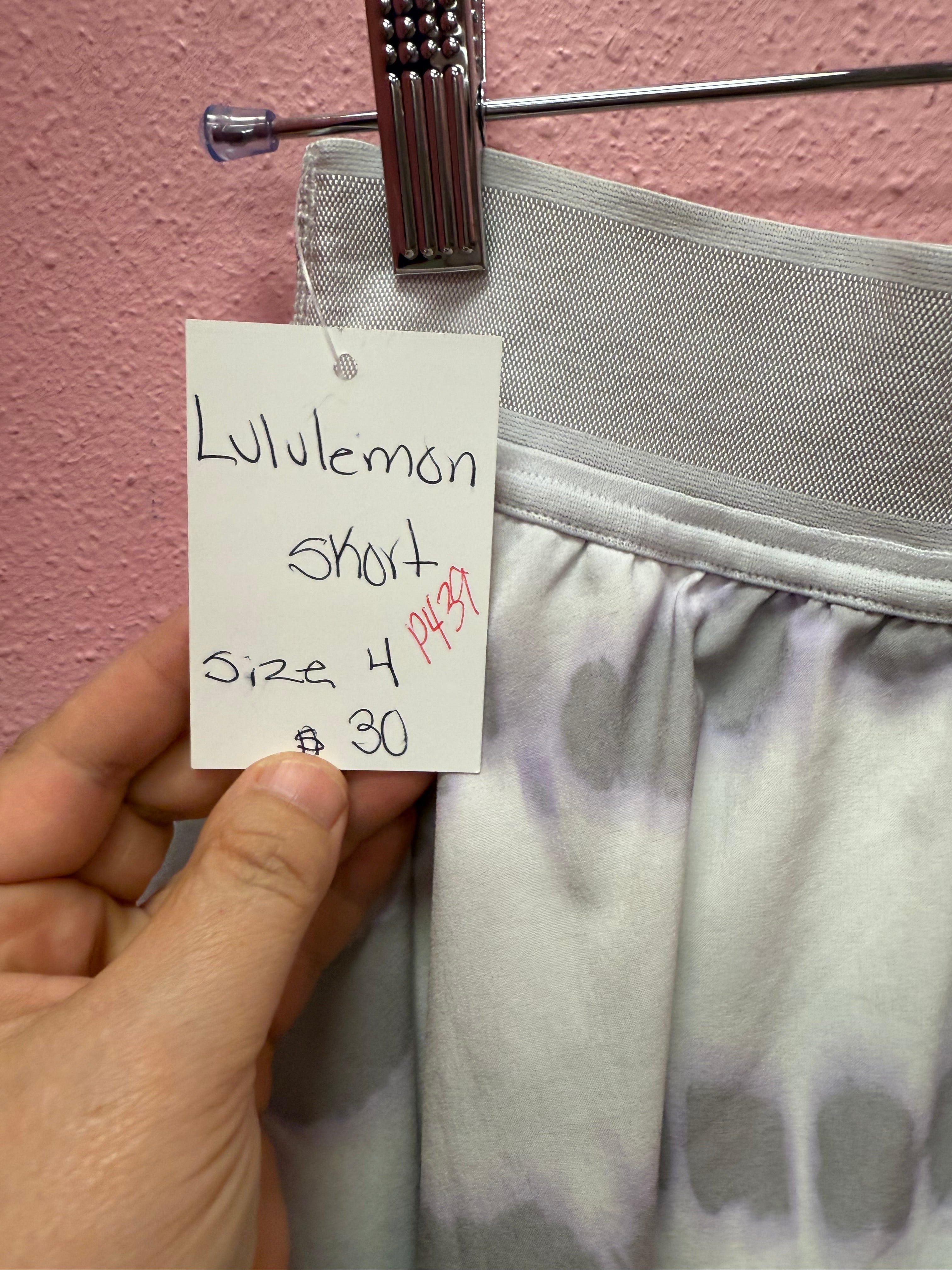 Lululemon Skort Size 4