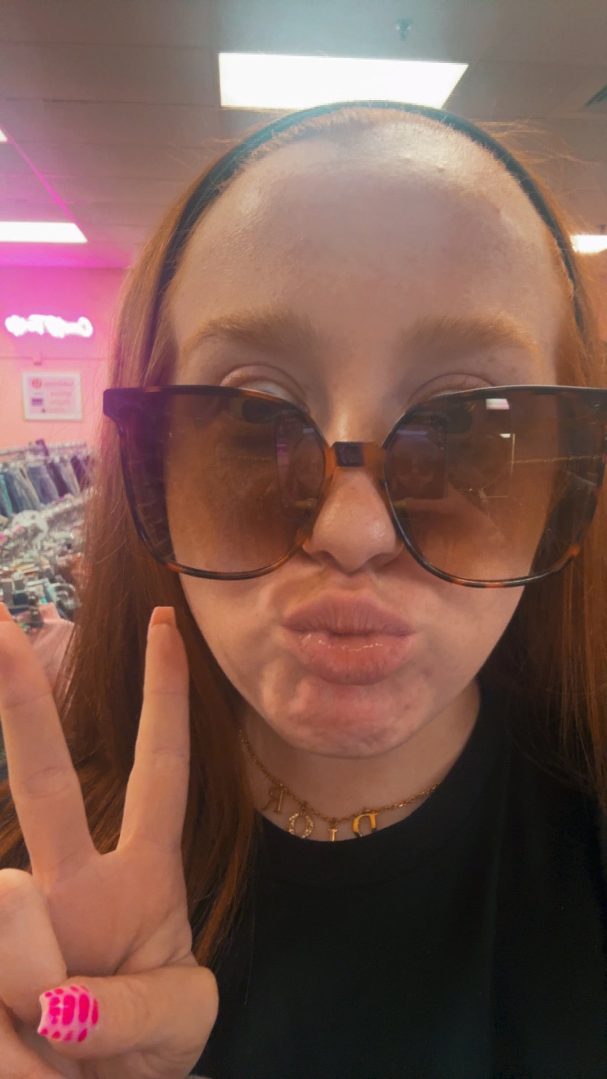$8 SUNNIES- Brown Tortoise Oversized Ombré
