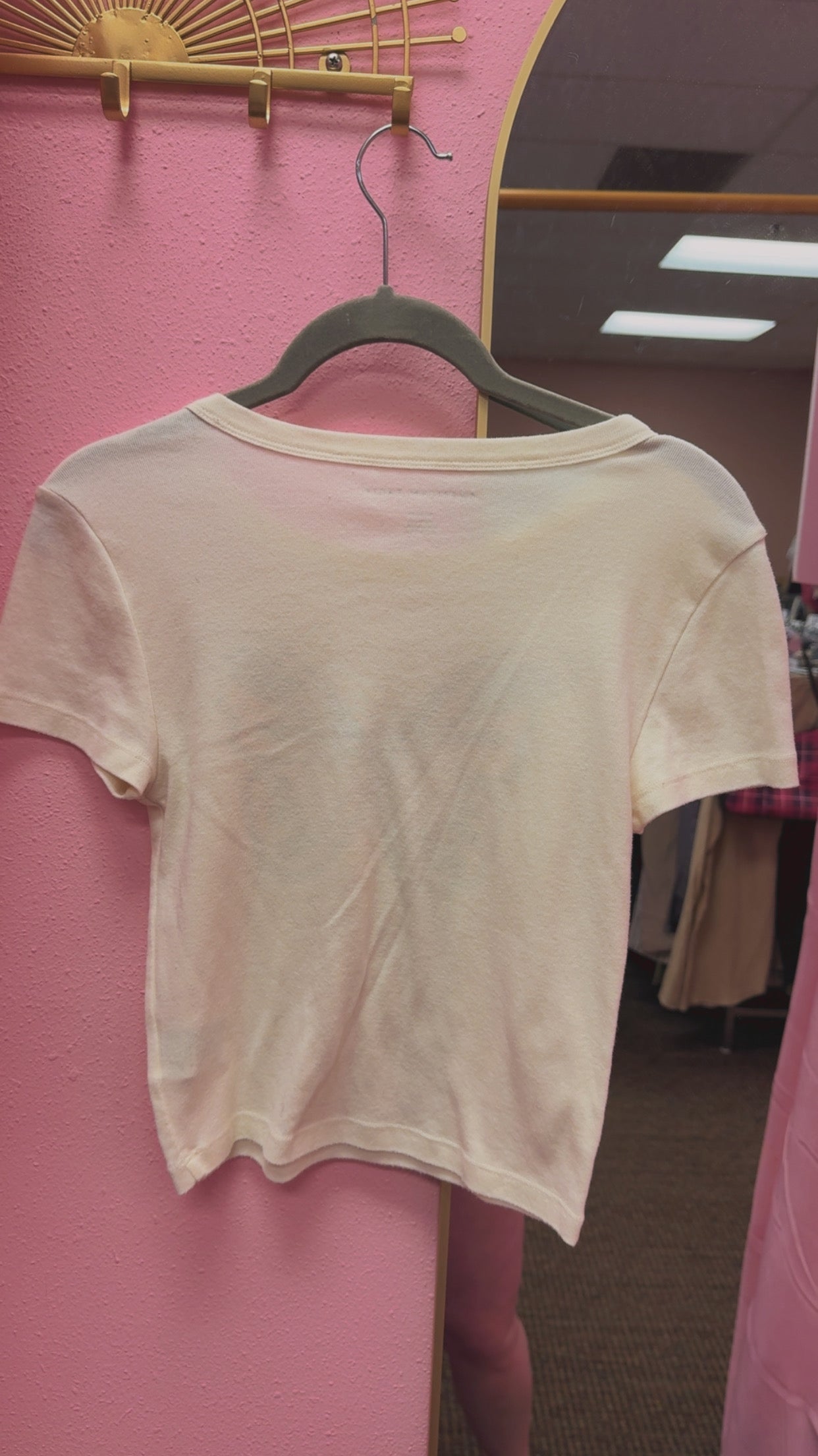 American Eagle Baby Tee Size Medium