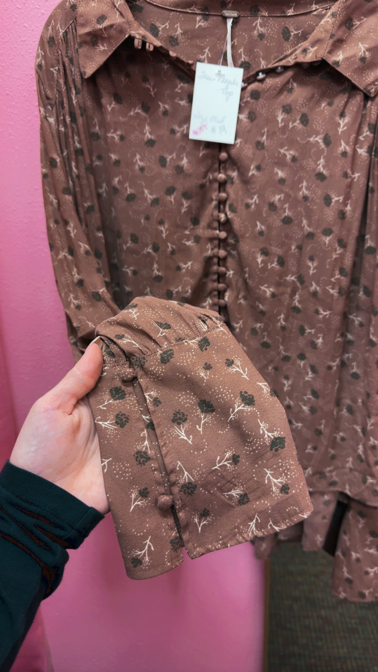 Free People Button Up Size Medium
