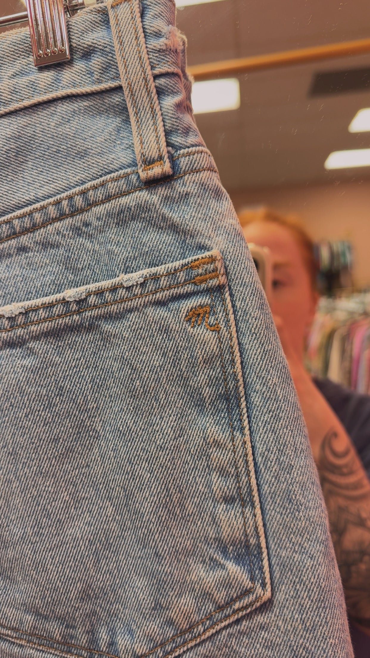 Madewell Hi-Rise Long Dad Shorts Size 28