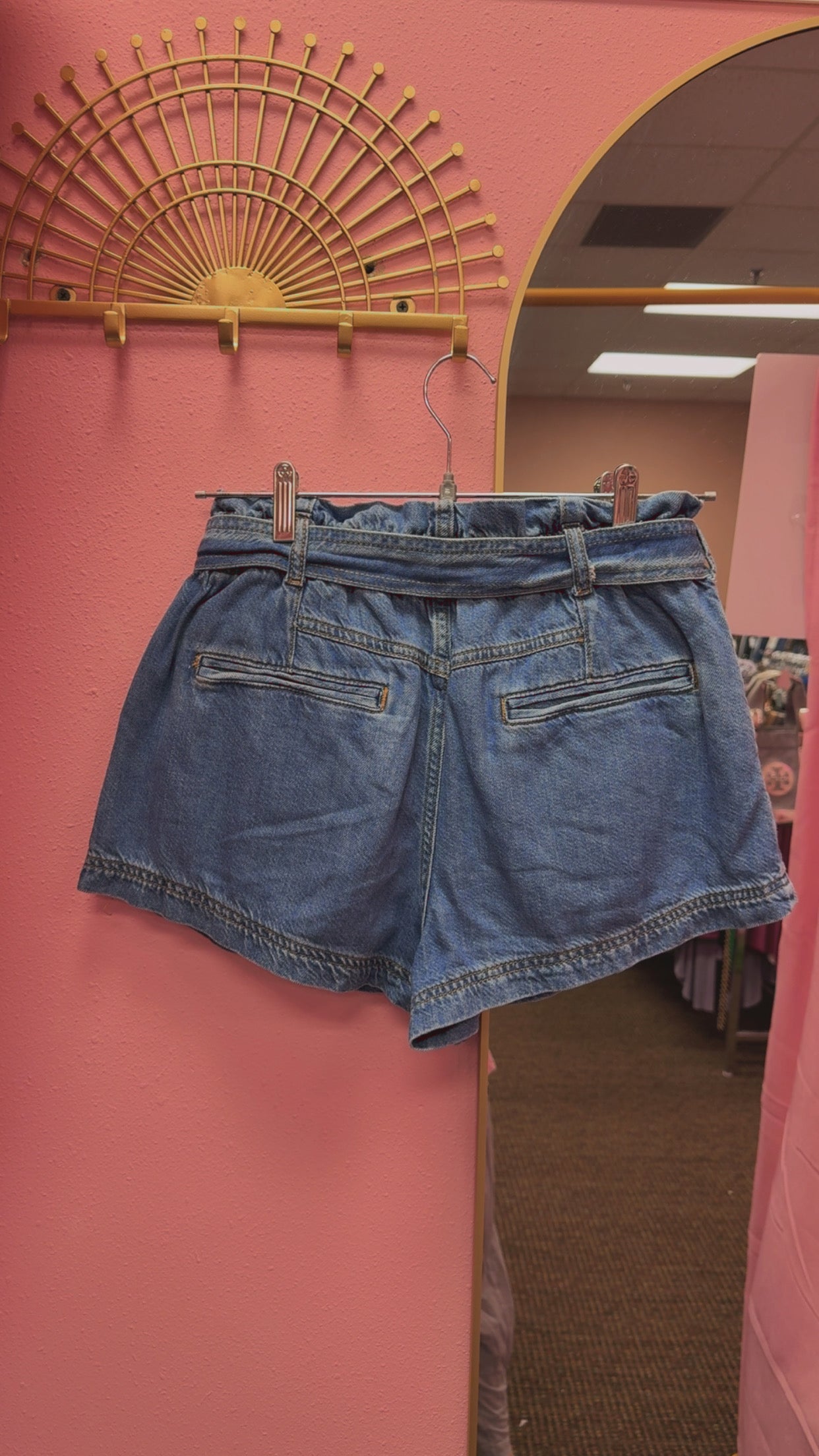 Anthropologie Pilcro & The Letterpress Paper Bag Waist Shorts Size XS