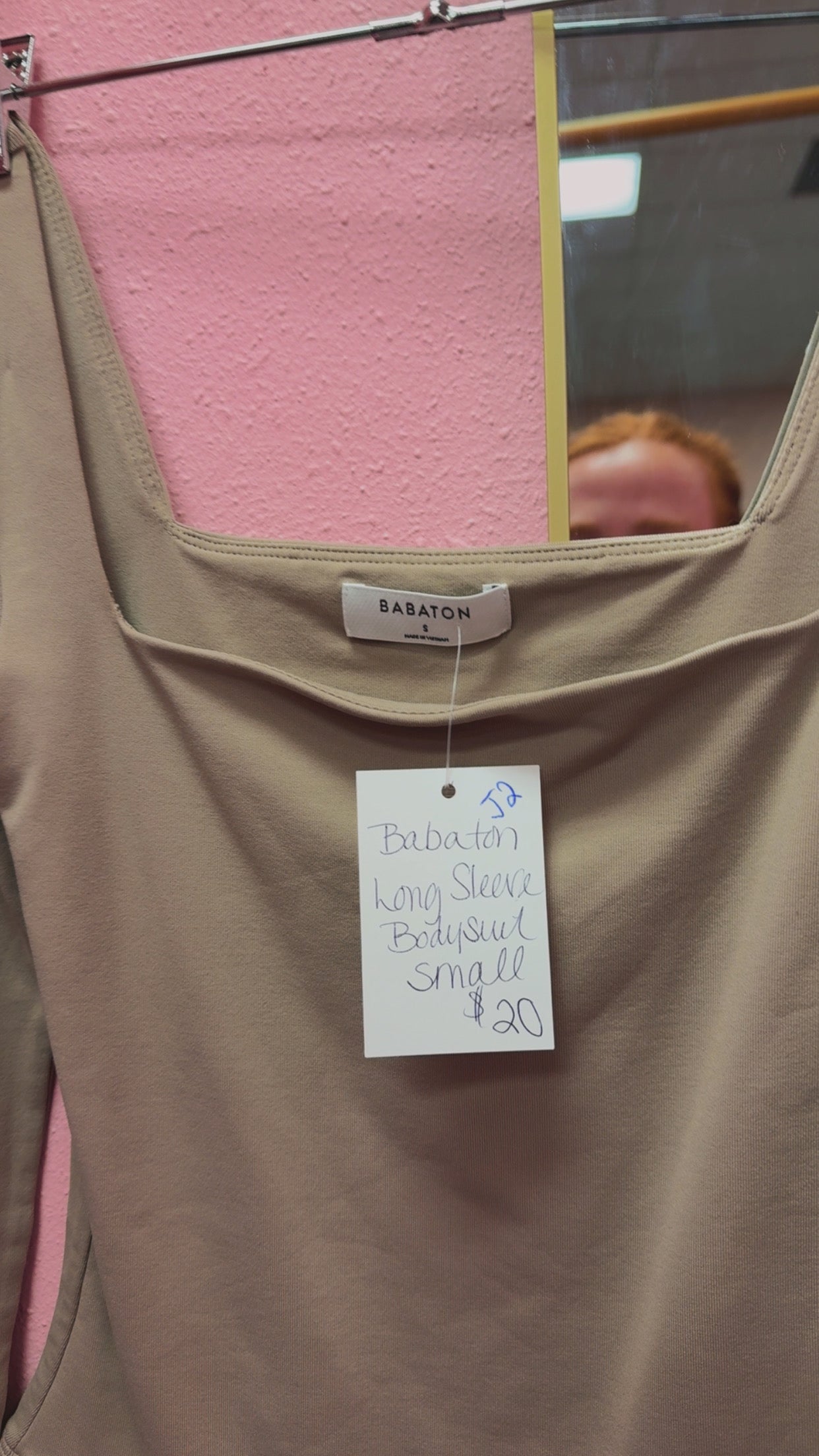 Aritzia Babaton Long Sleeve Bodysuit Size Small