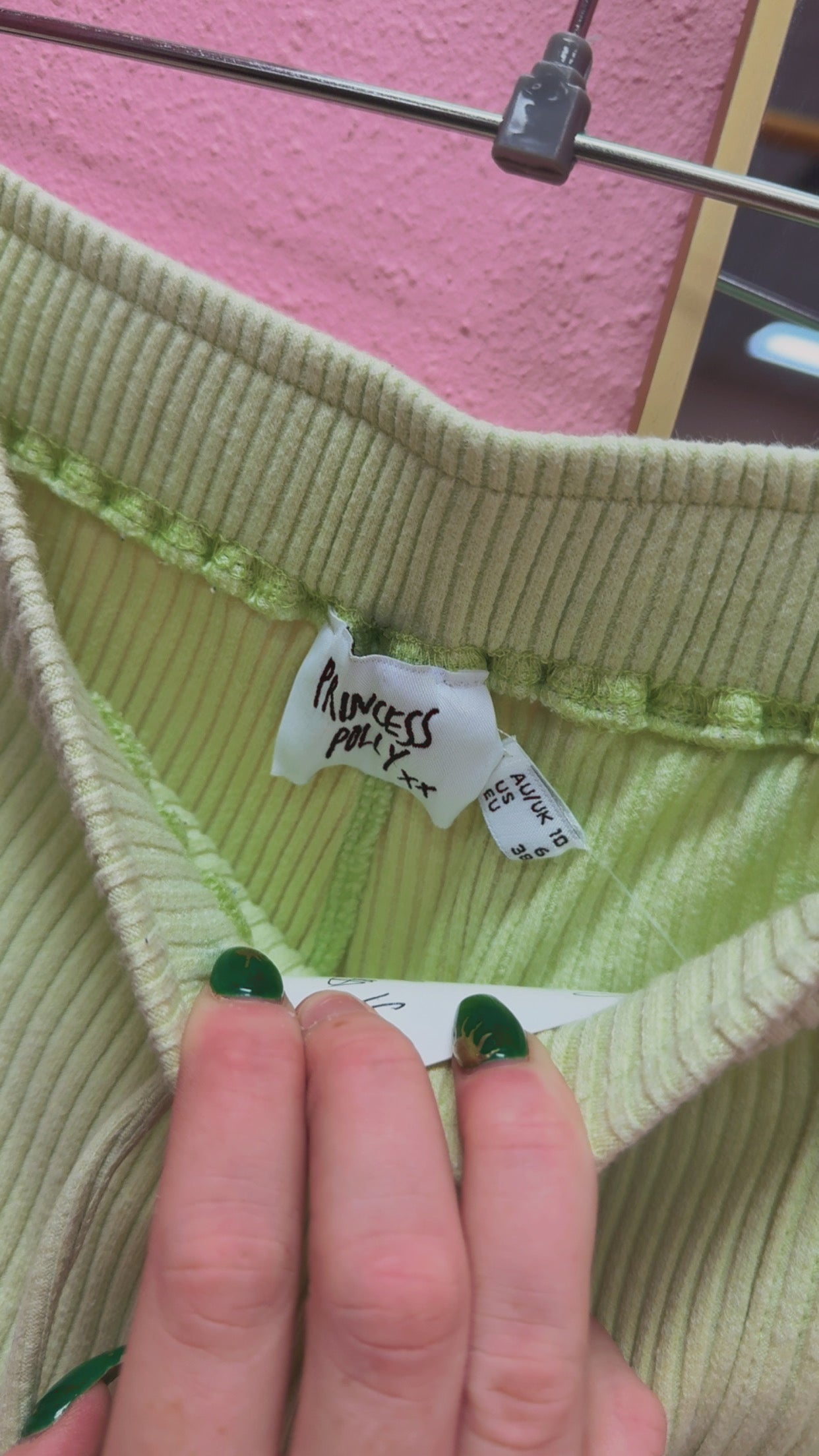 Princess Polly Ribbed Shorts Size 6
