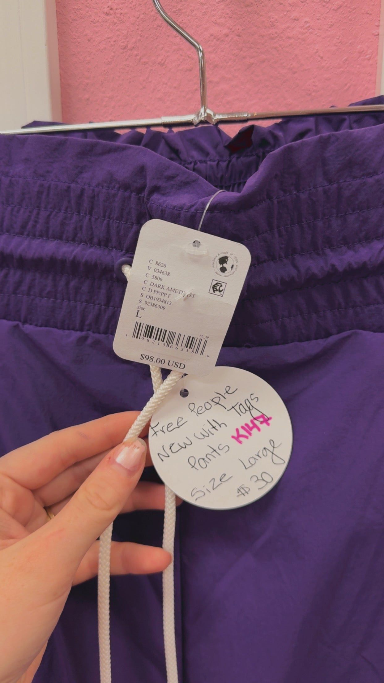 Free People Movement NWT Pant Size Large Retails $98