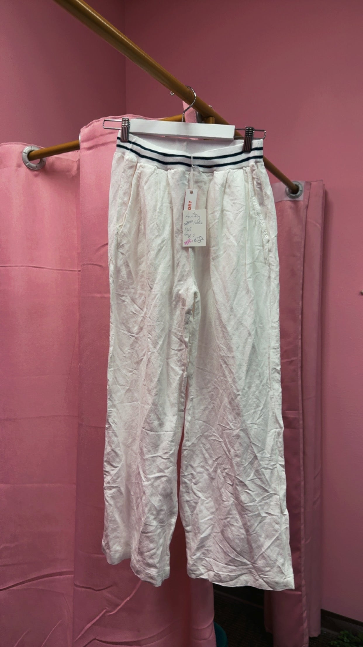 Anthropologie Sundry NWT Linen Pants Size 0