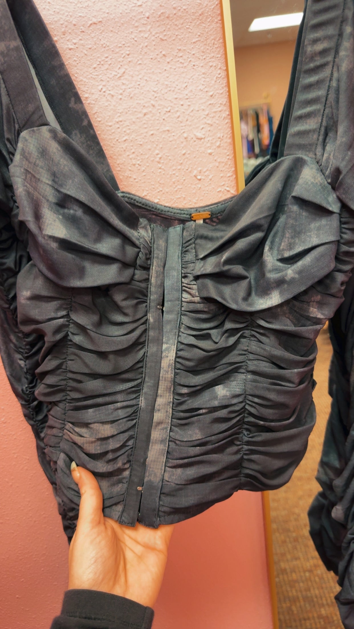 Free People Corset Style Long Sleeve Size Small