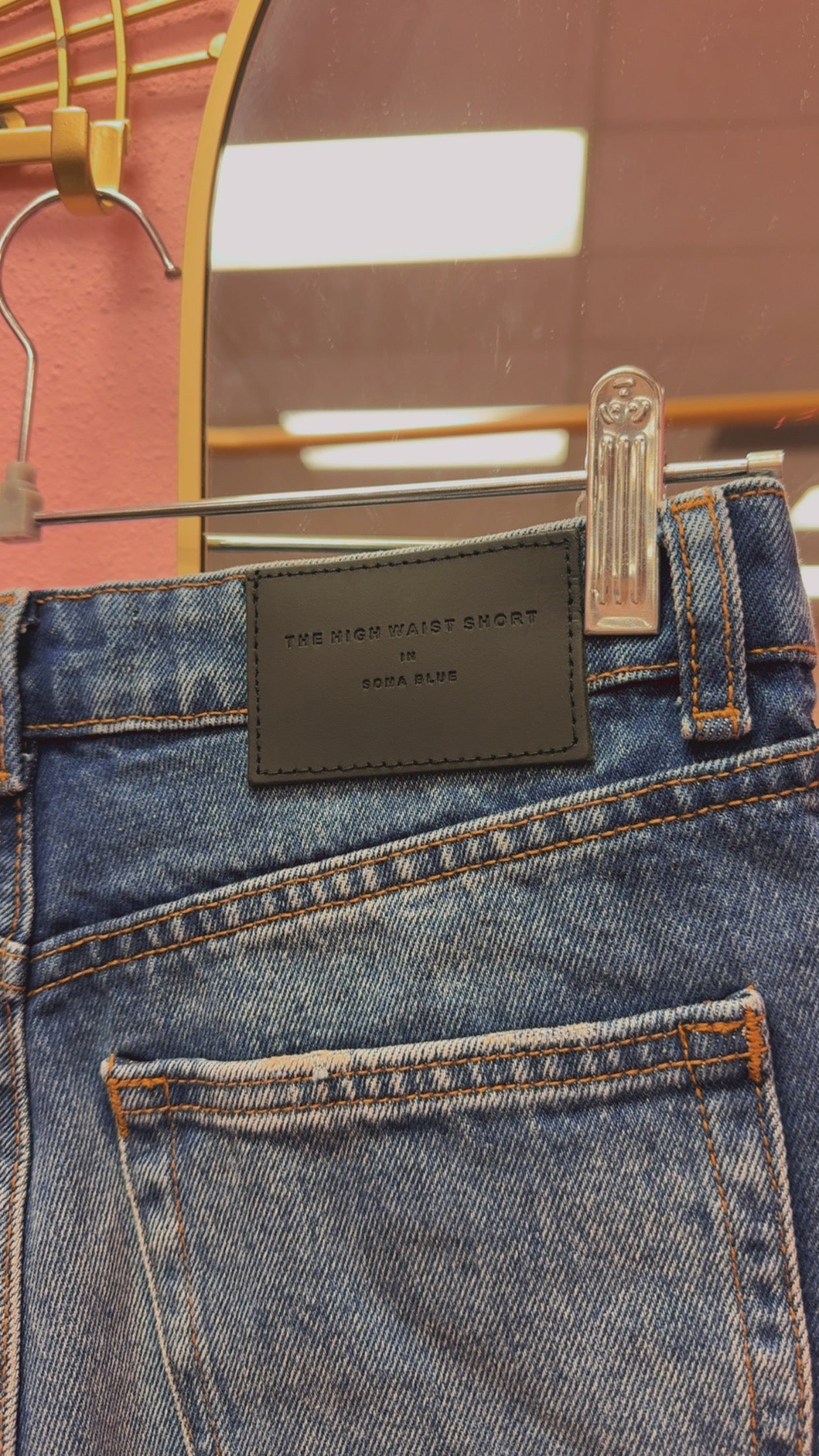 Zara The High Waist Shorts In Soma Blue Size 2